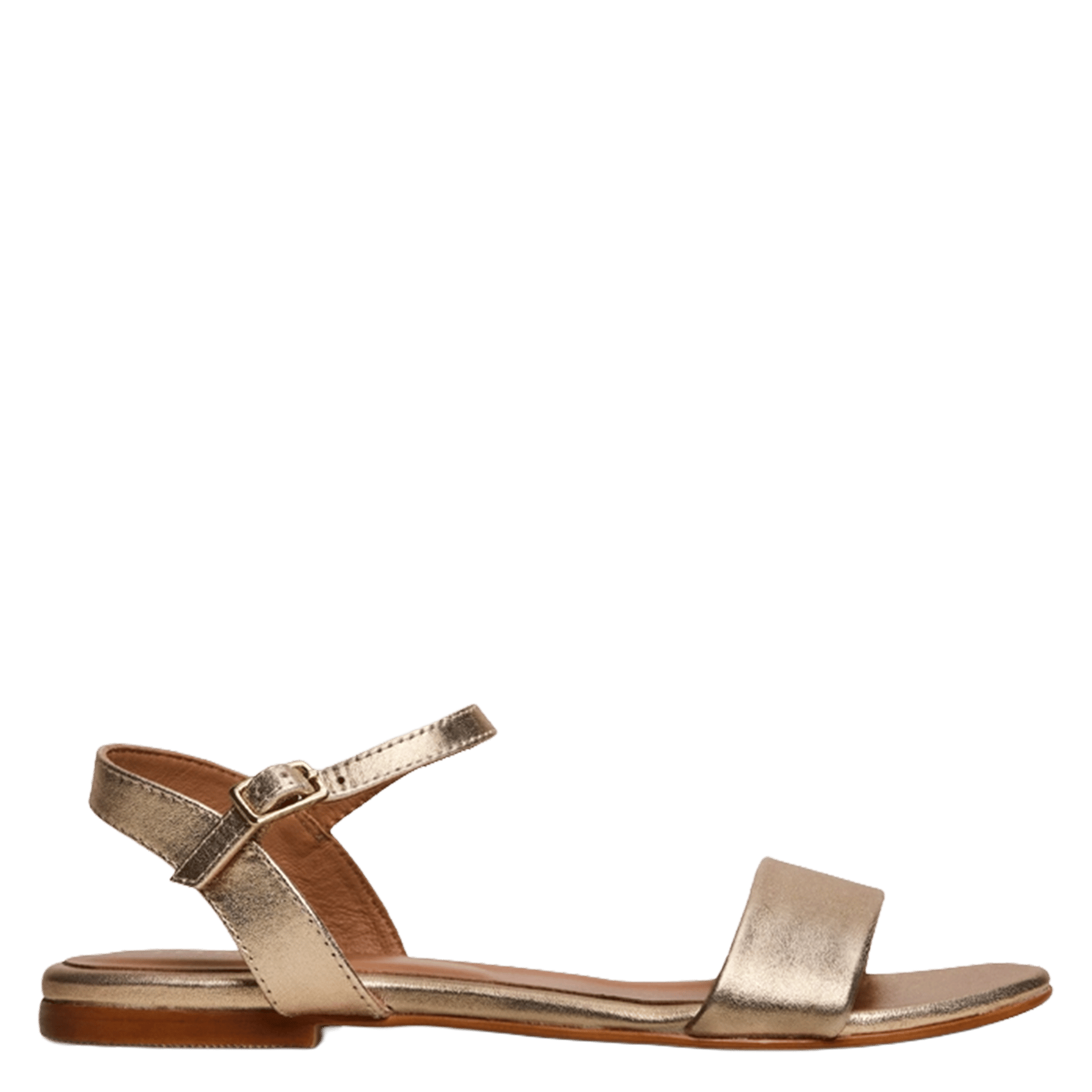 Sandales plates en en cuir JONAK Doré