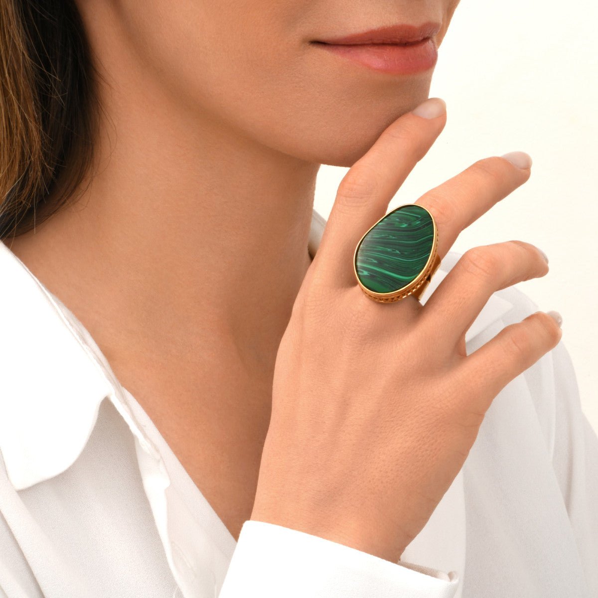 Bague large ajustable   ajustable SATELLITE PARIS Vert