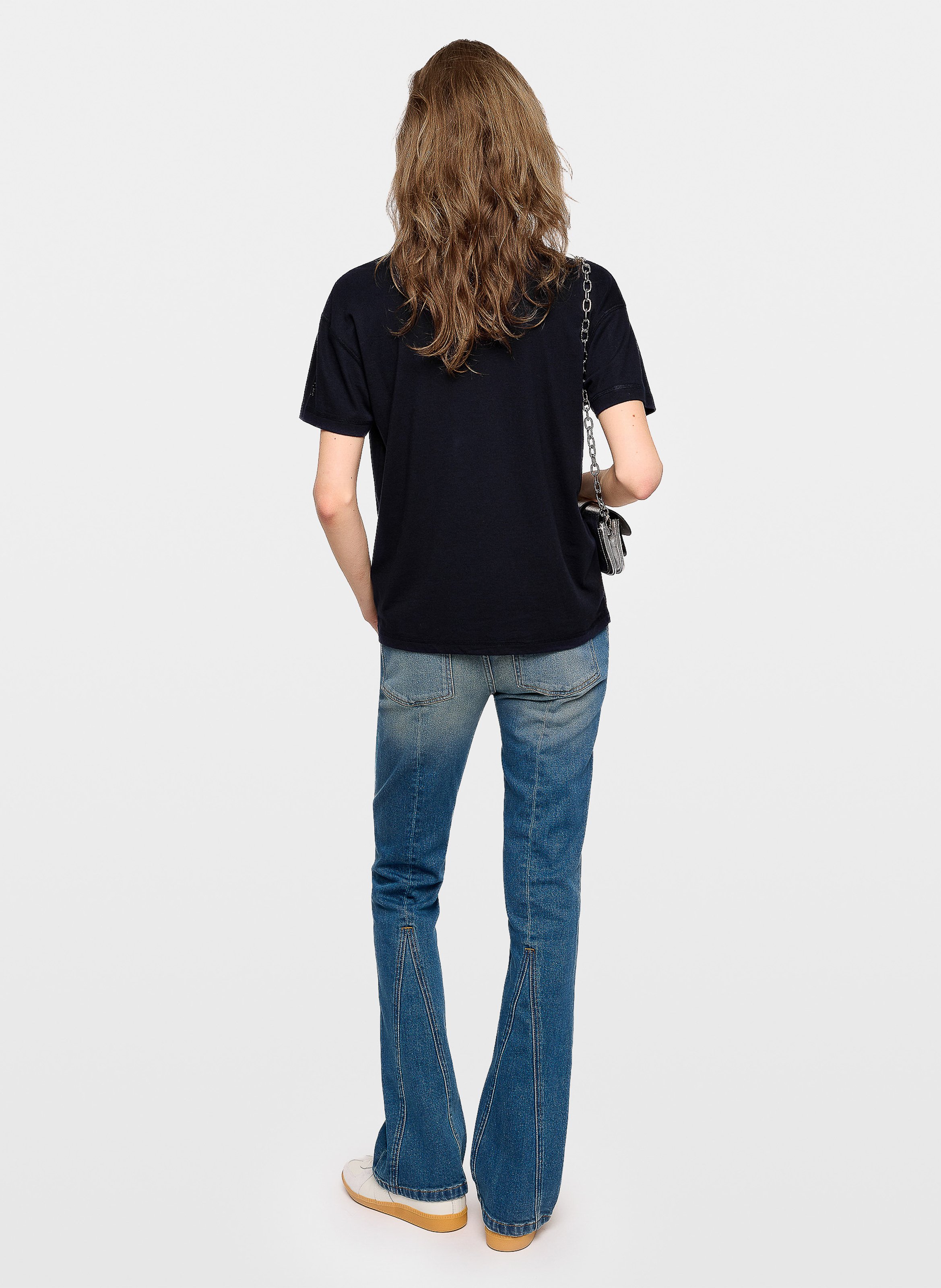 Tee-shirt col V  ZADIG&VOLTAIRE Bleu
