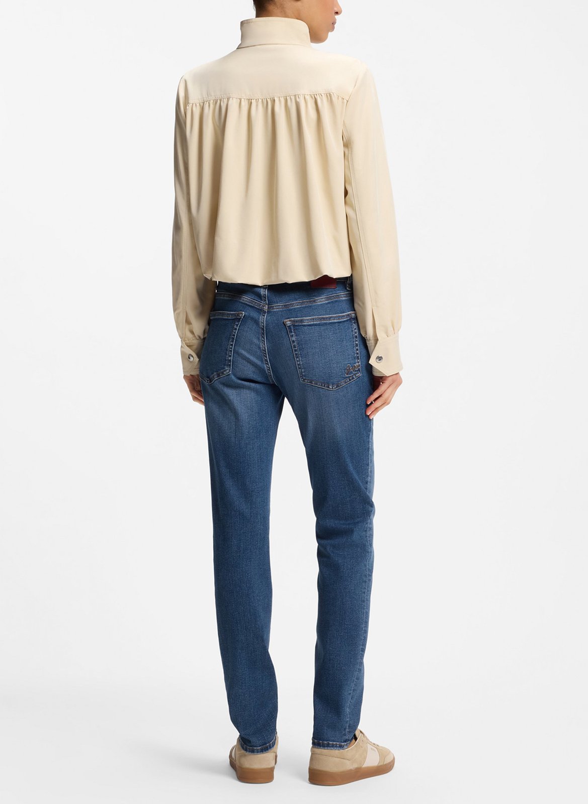Cotton skinny jeans BOSS Blue