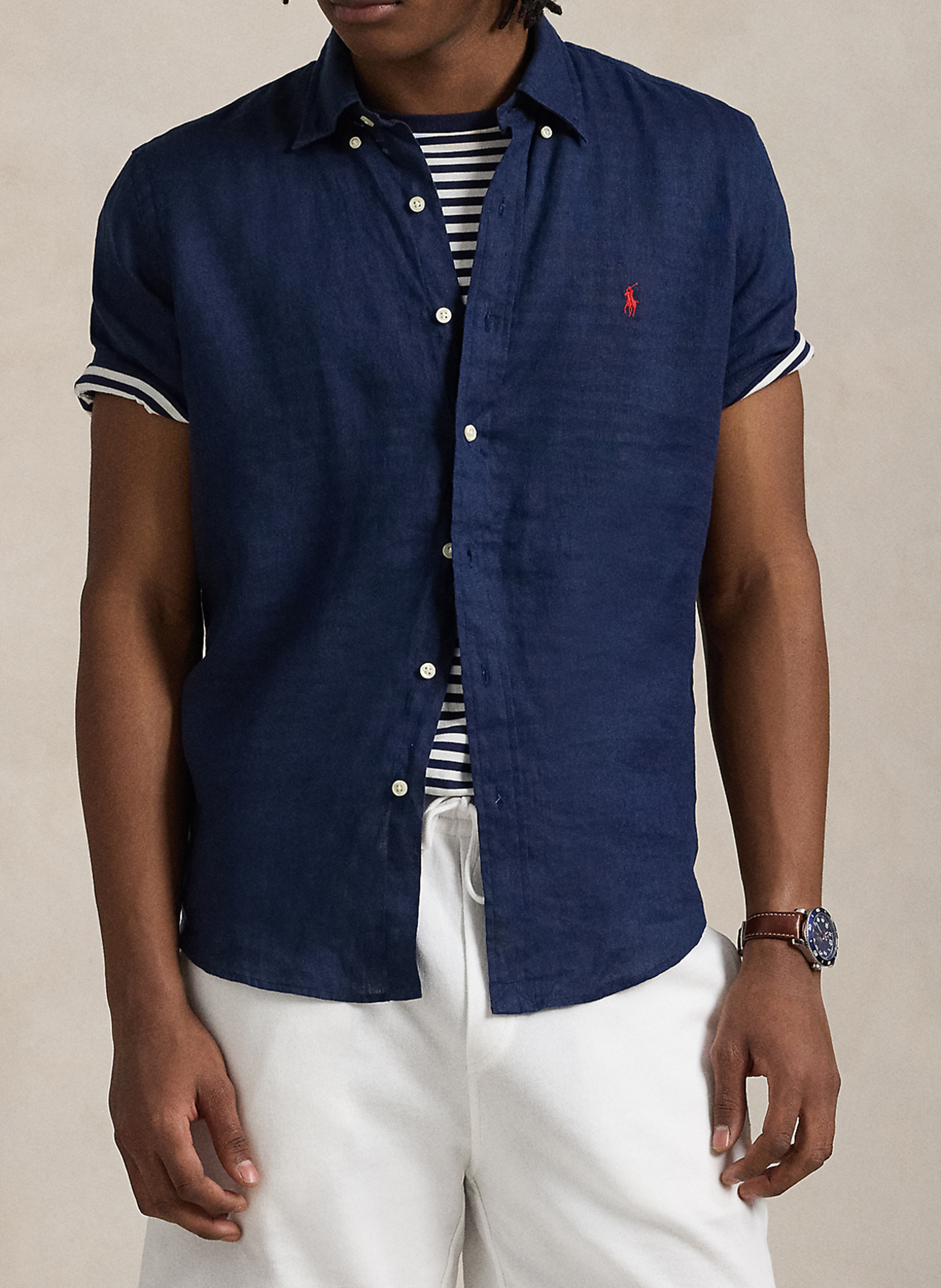 Regular-Fit-Hemd - Leinen POLO RALPH LAUREN