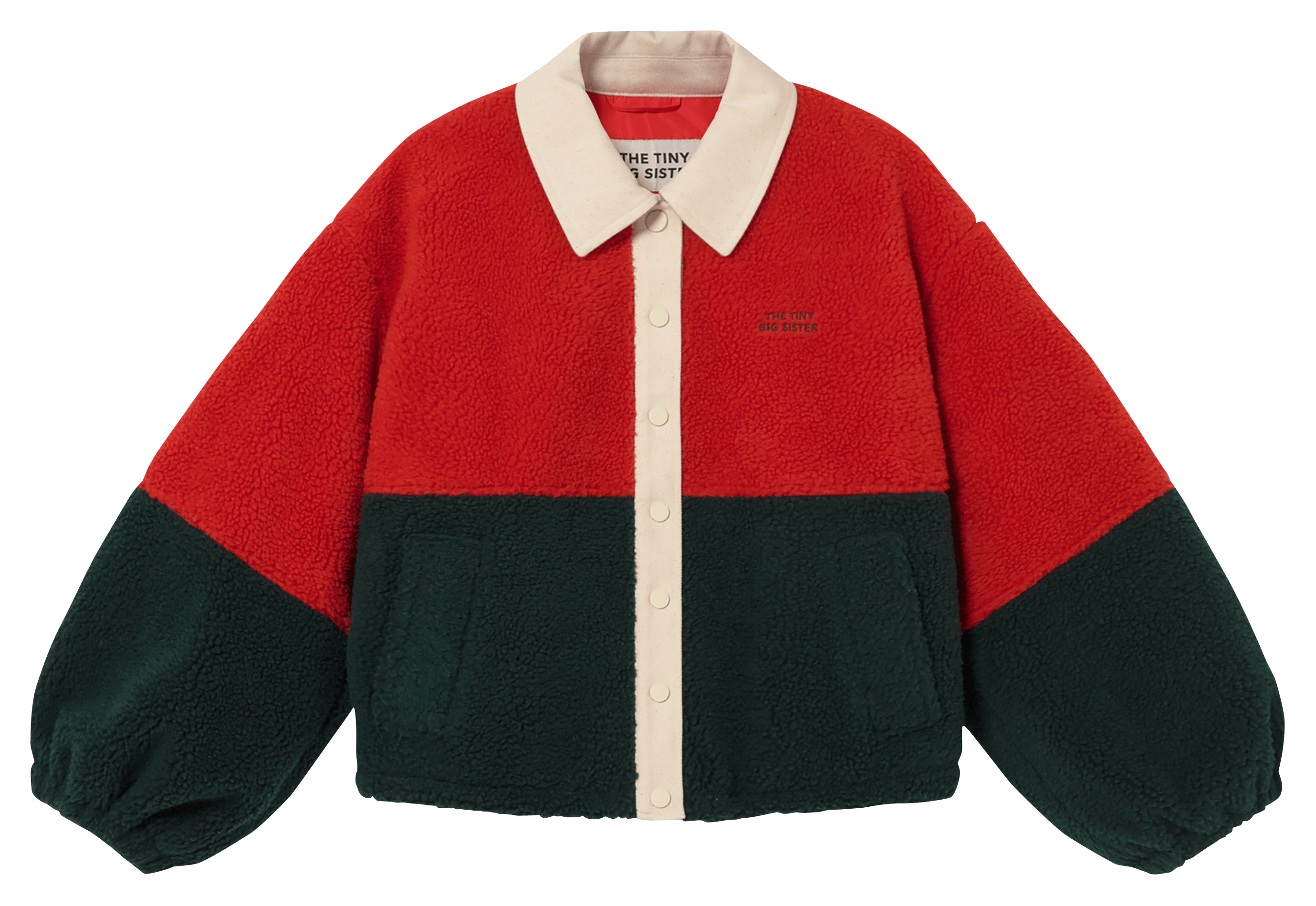 Jacket with classic collar THE TINY BIG SISTER