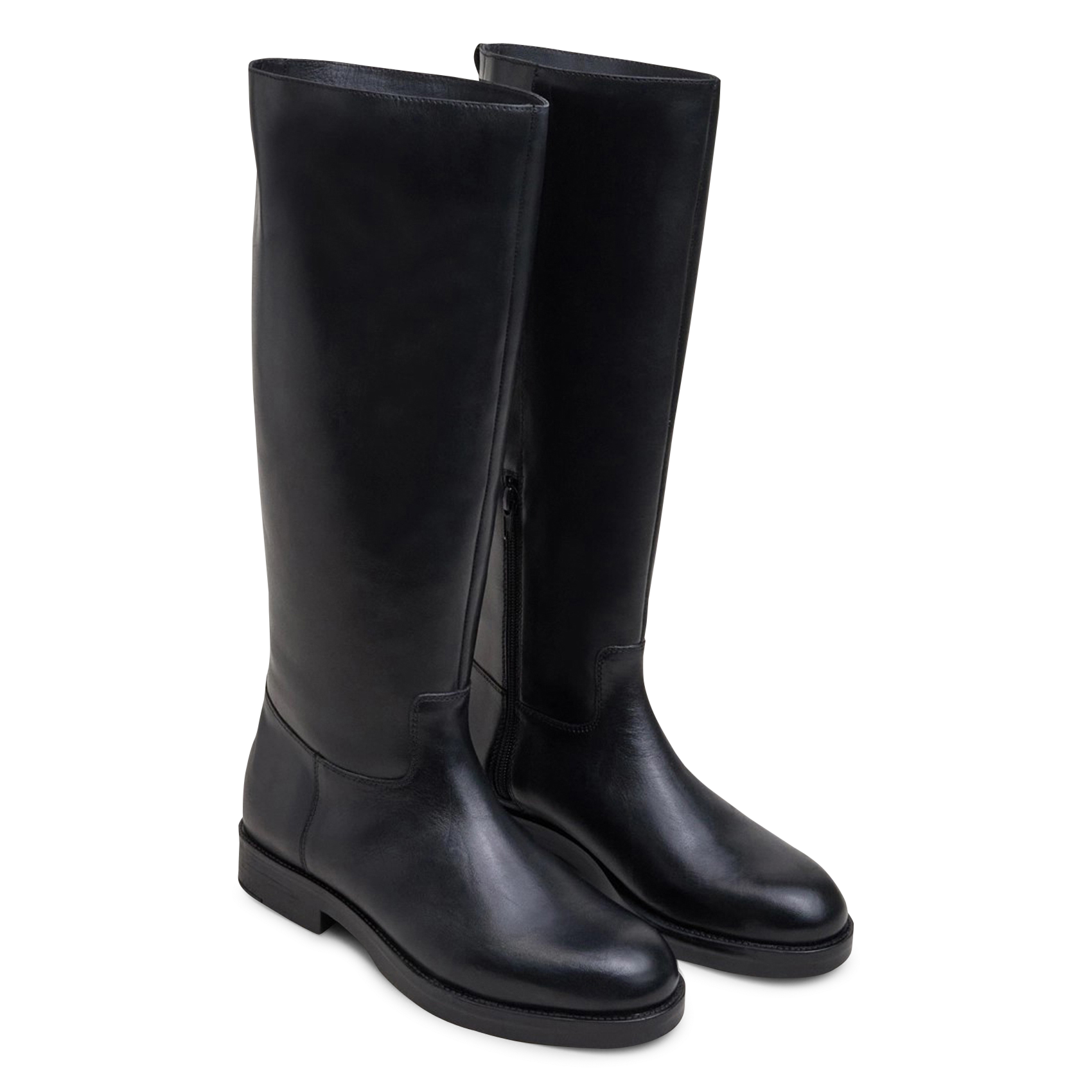 Leather boots JONAK Black