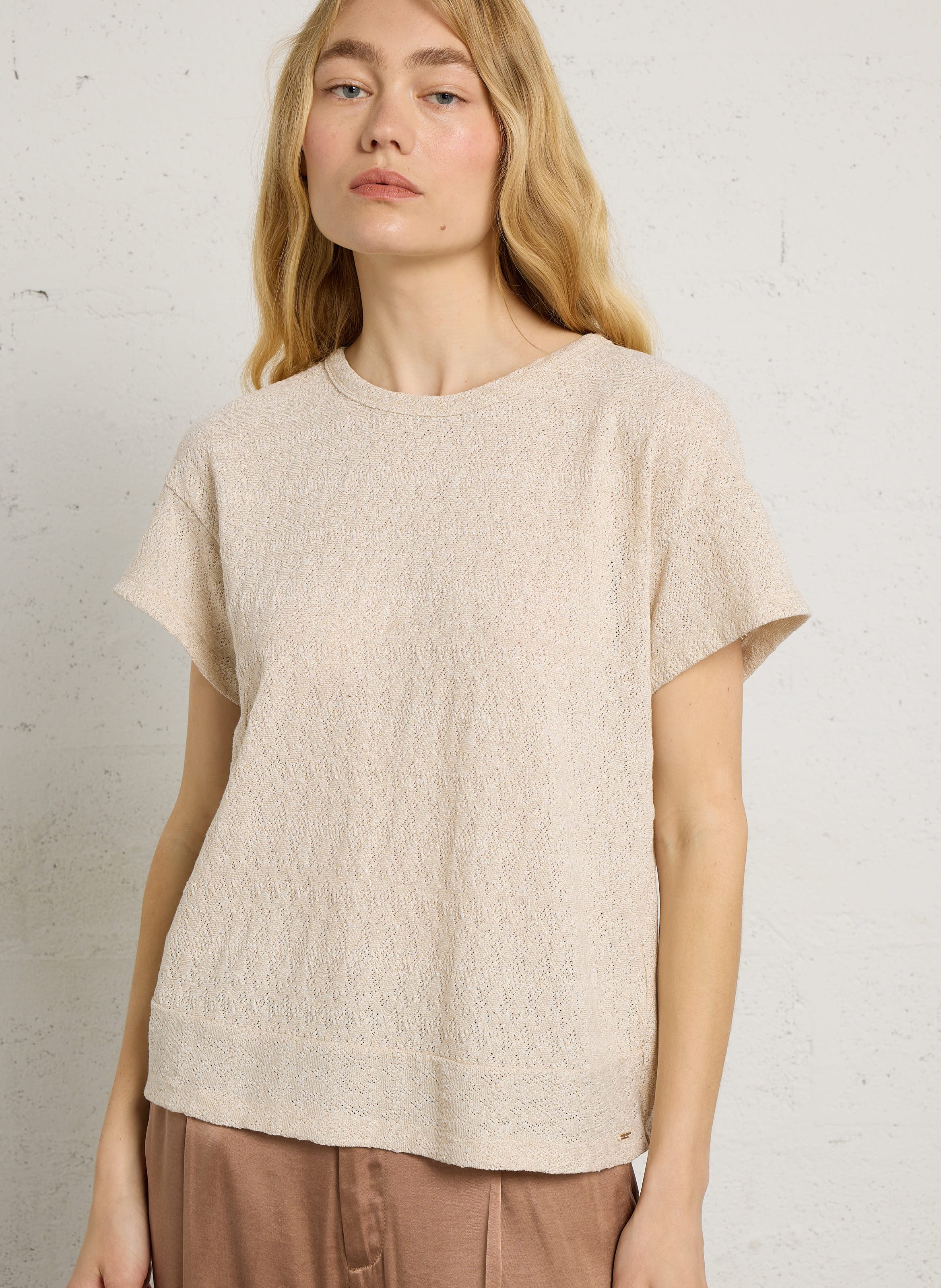 Short-sleeve top IKKS Golden