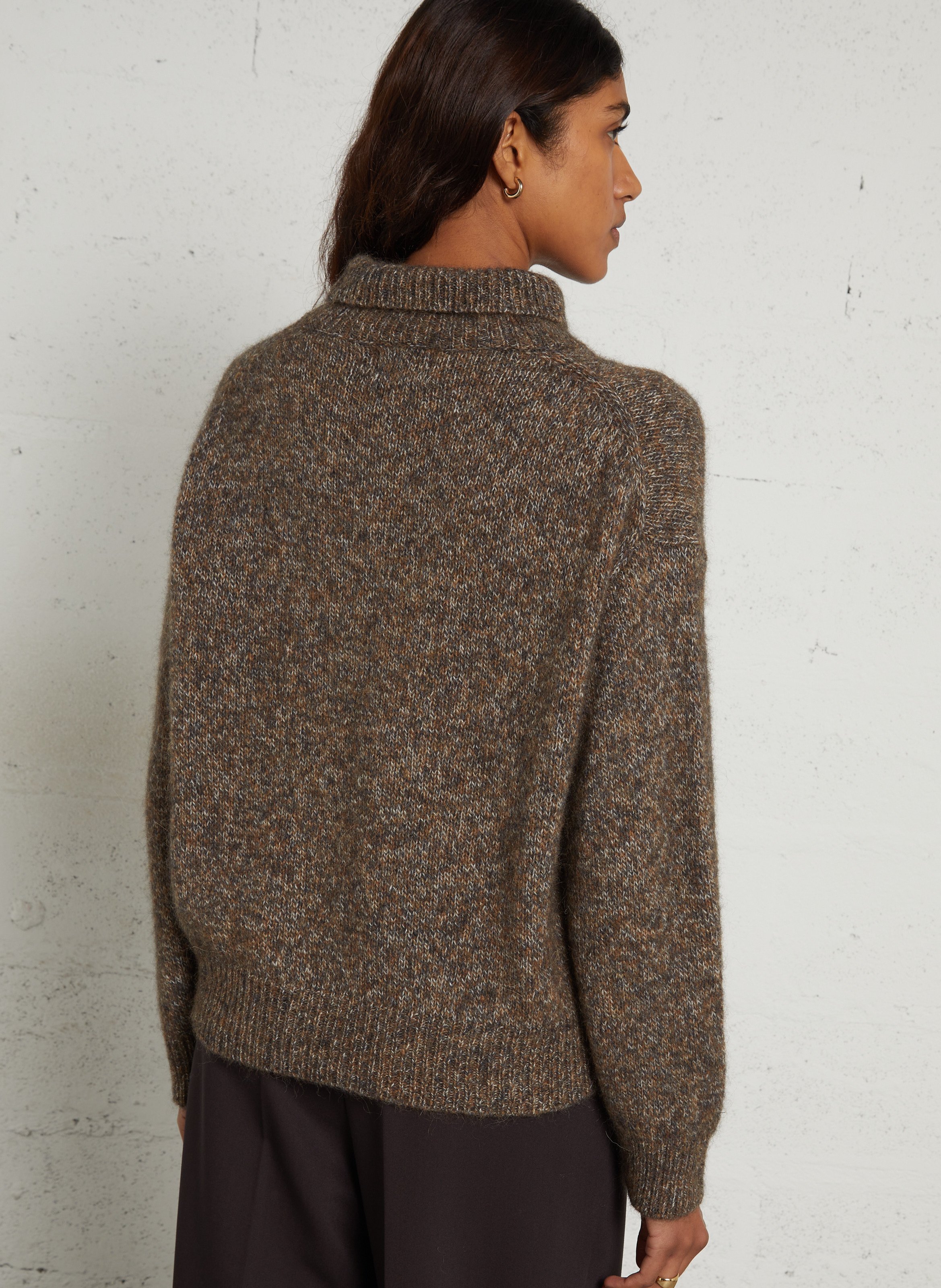 Pull col roulé  MAISON 123 Gris
