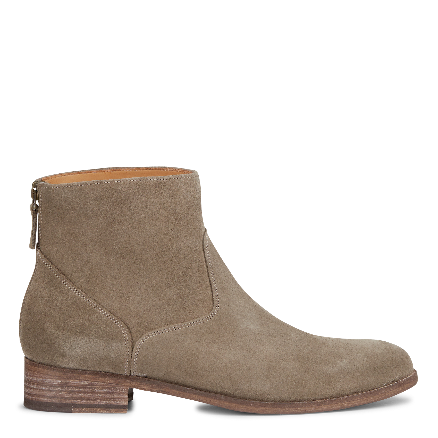 Flache Lederstiefel ANTHOLOGY PARIS Khaki