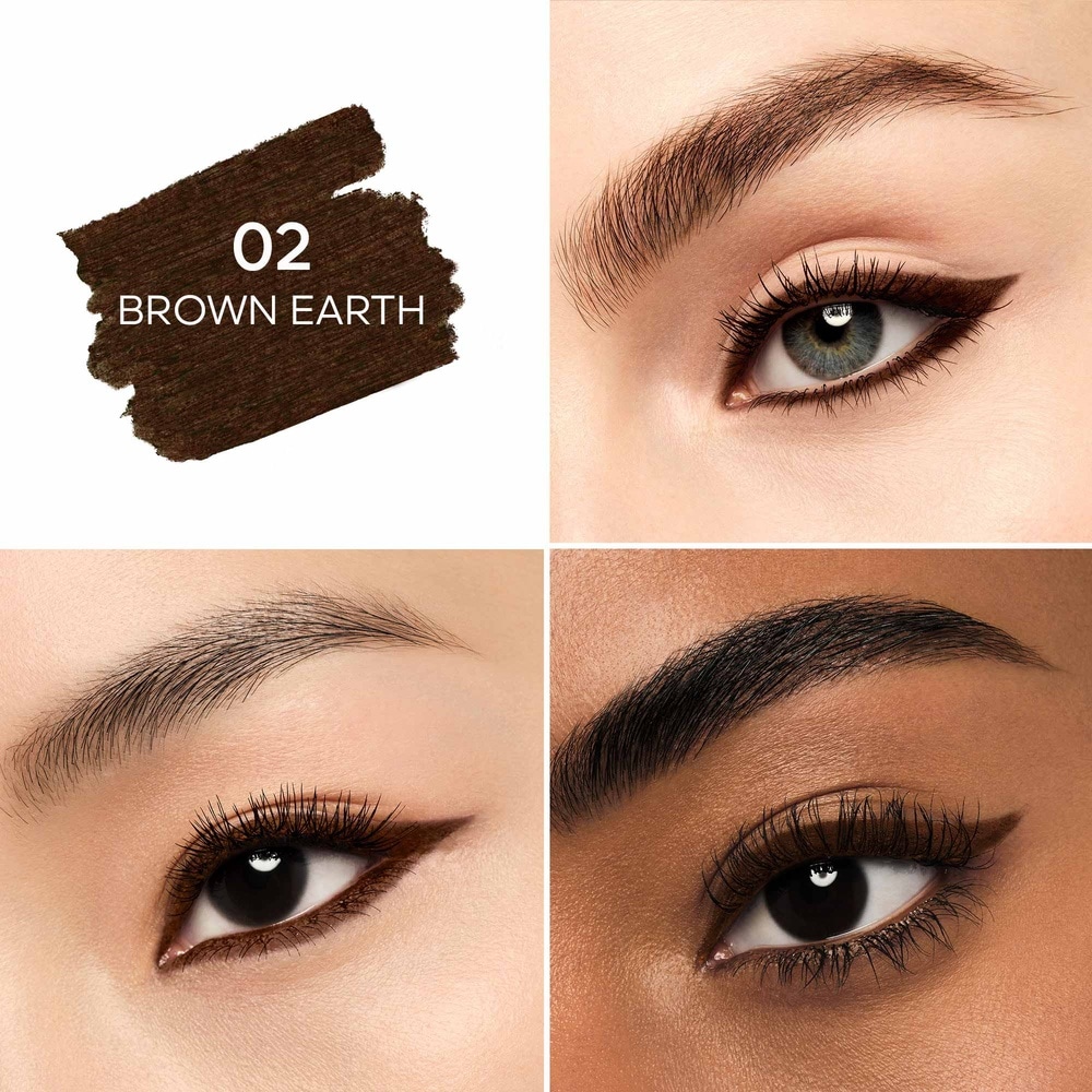 LE CRAYON YEUX - Couleur intense, longue tenue et waterproof 02 brown earth