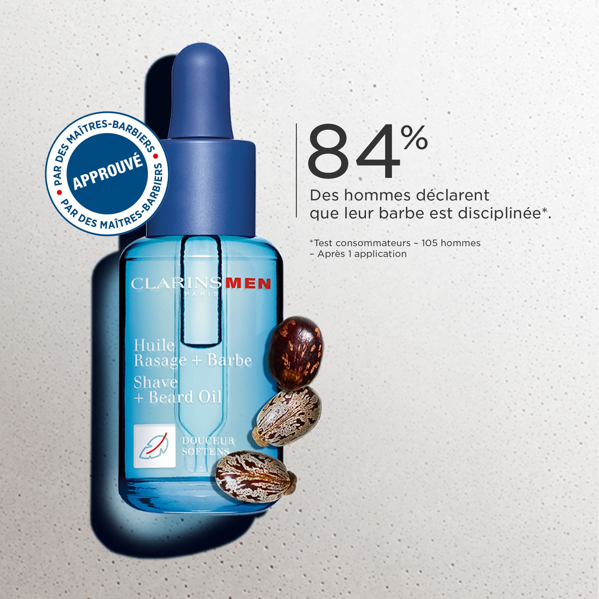 ClarinsMen Huile Rasage + Barbe CLARINS No color