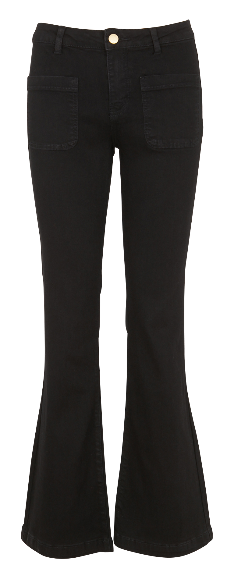 Jean droit en coton mélangé LA PETITE ETOILE Noir