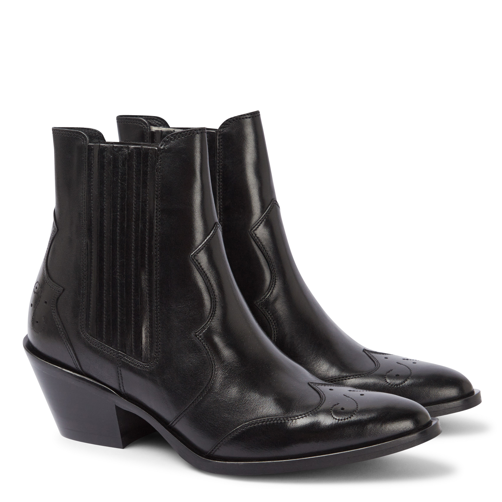 Boots en cuir MELLOW YELLOW Noir