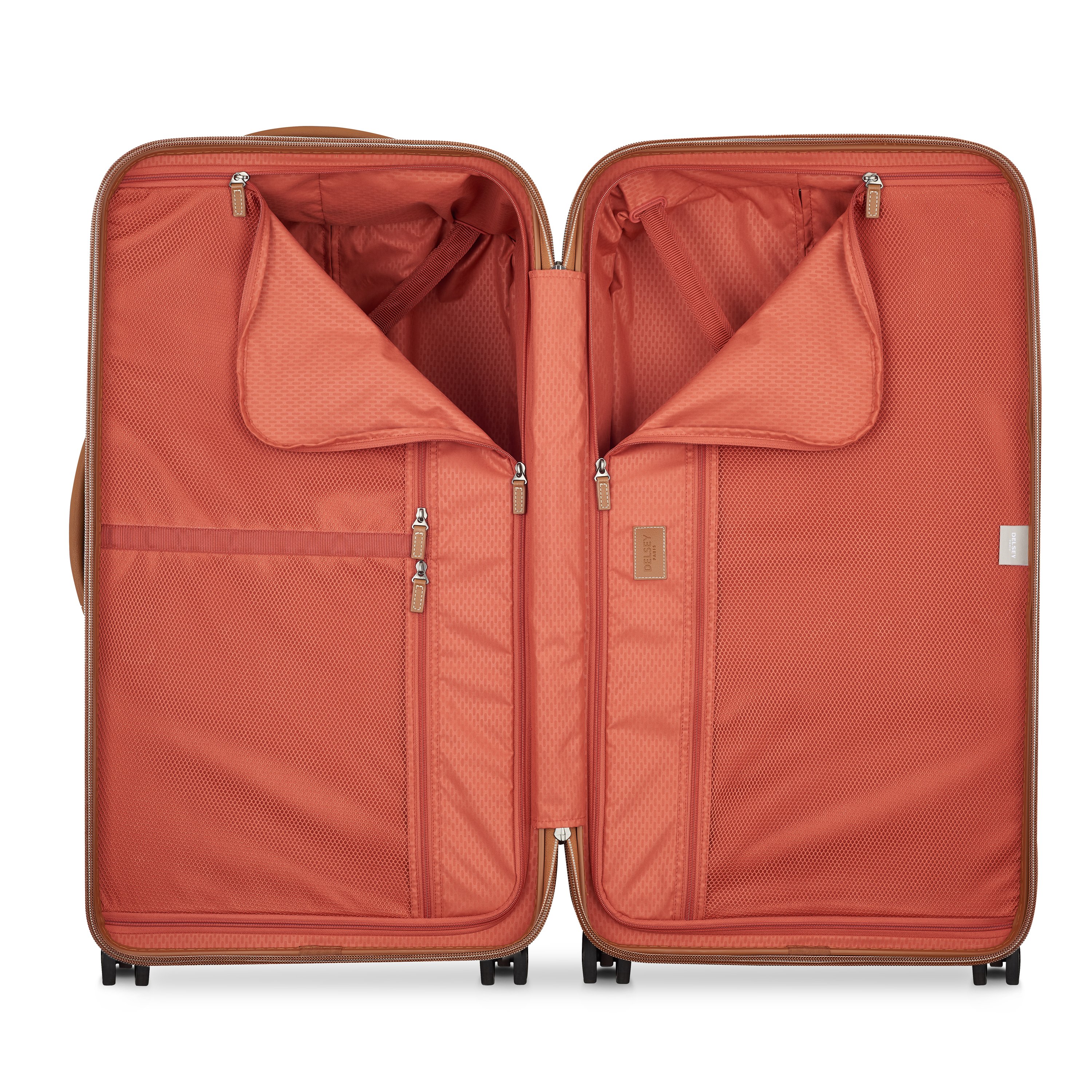 Rigid hold suitcase DELSEY PARIS Brown