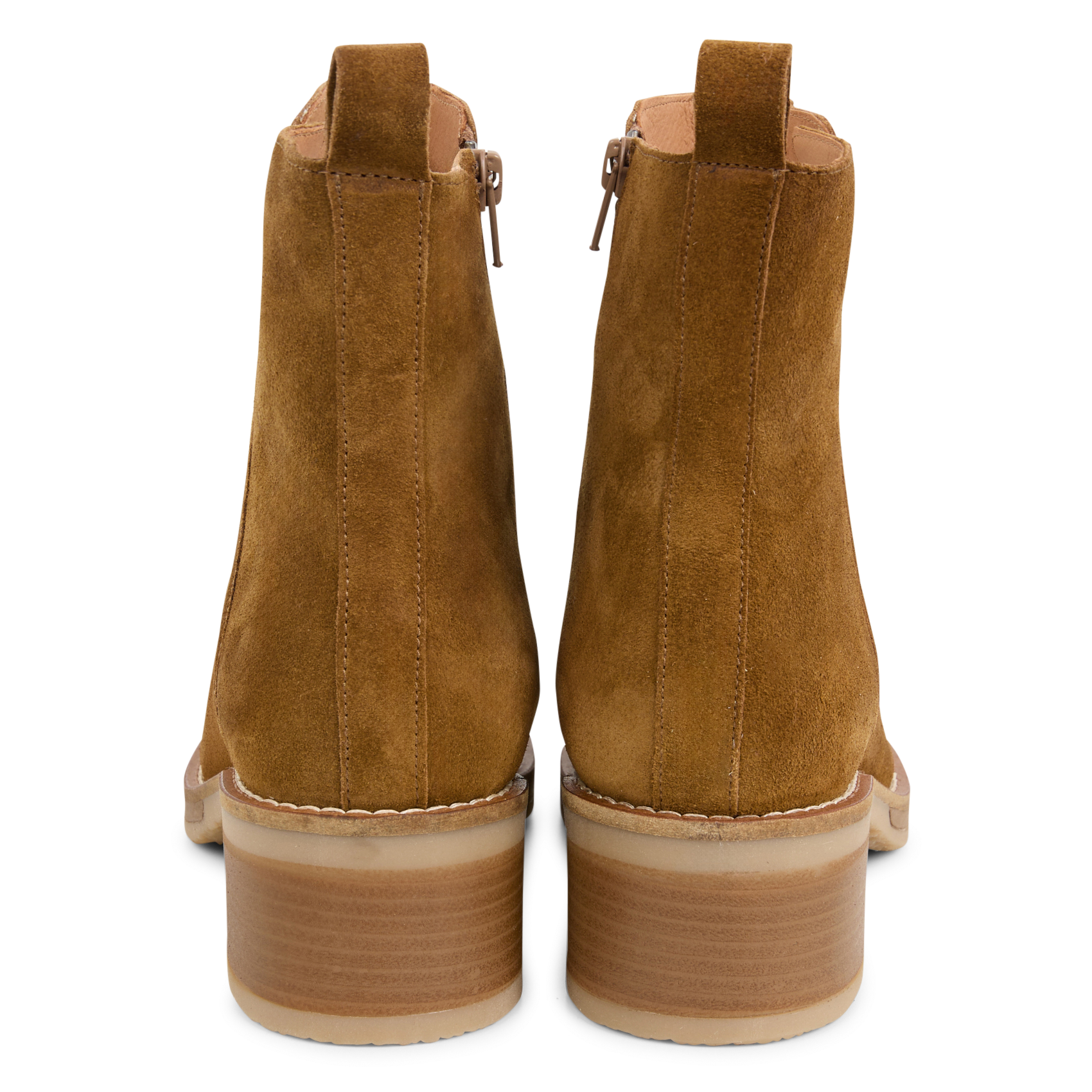 Bianca - Lederstiefeletten Braun