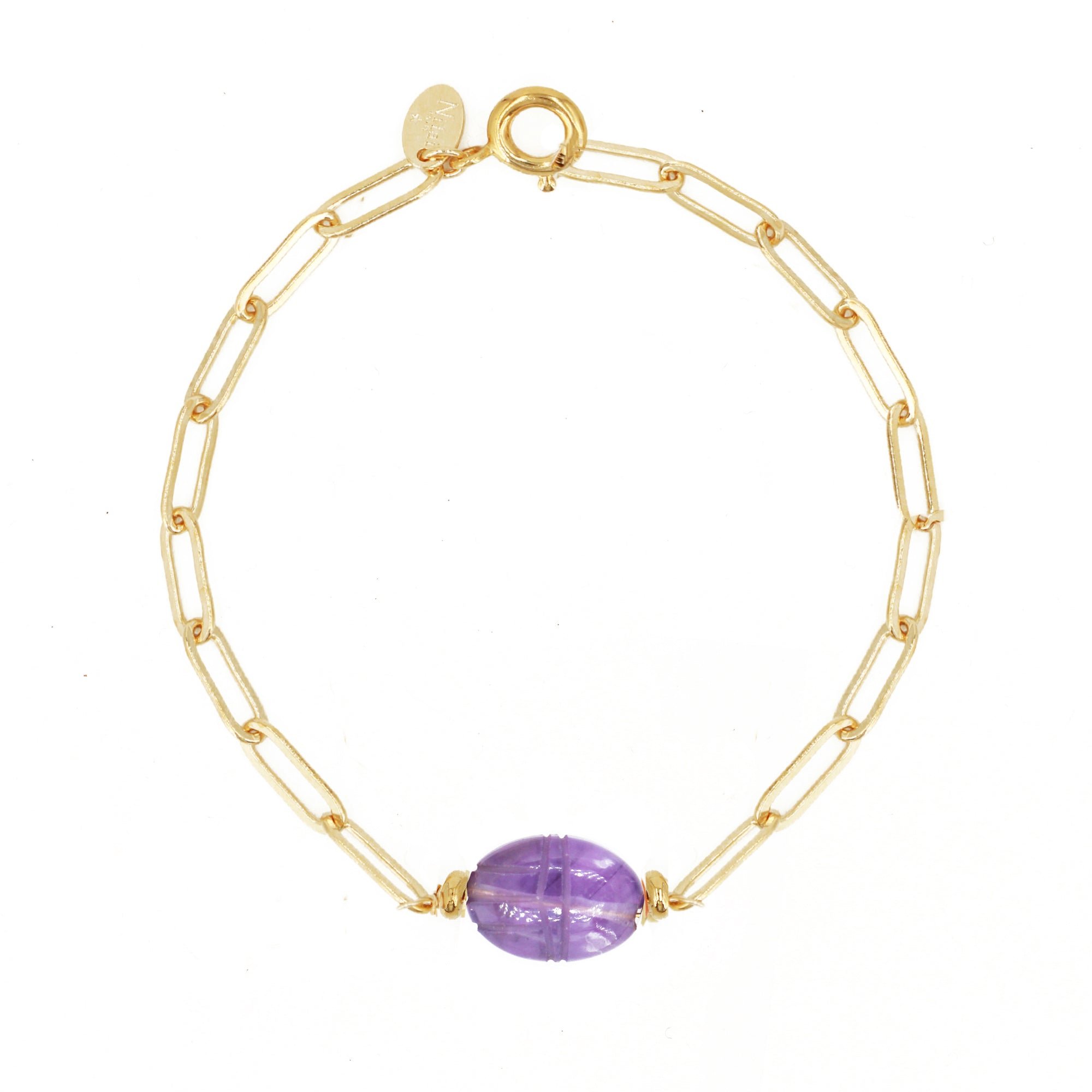 Scarab bracelet NILAI Purple