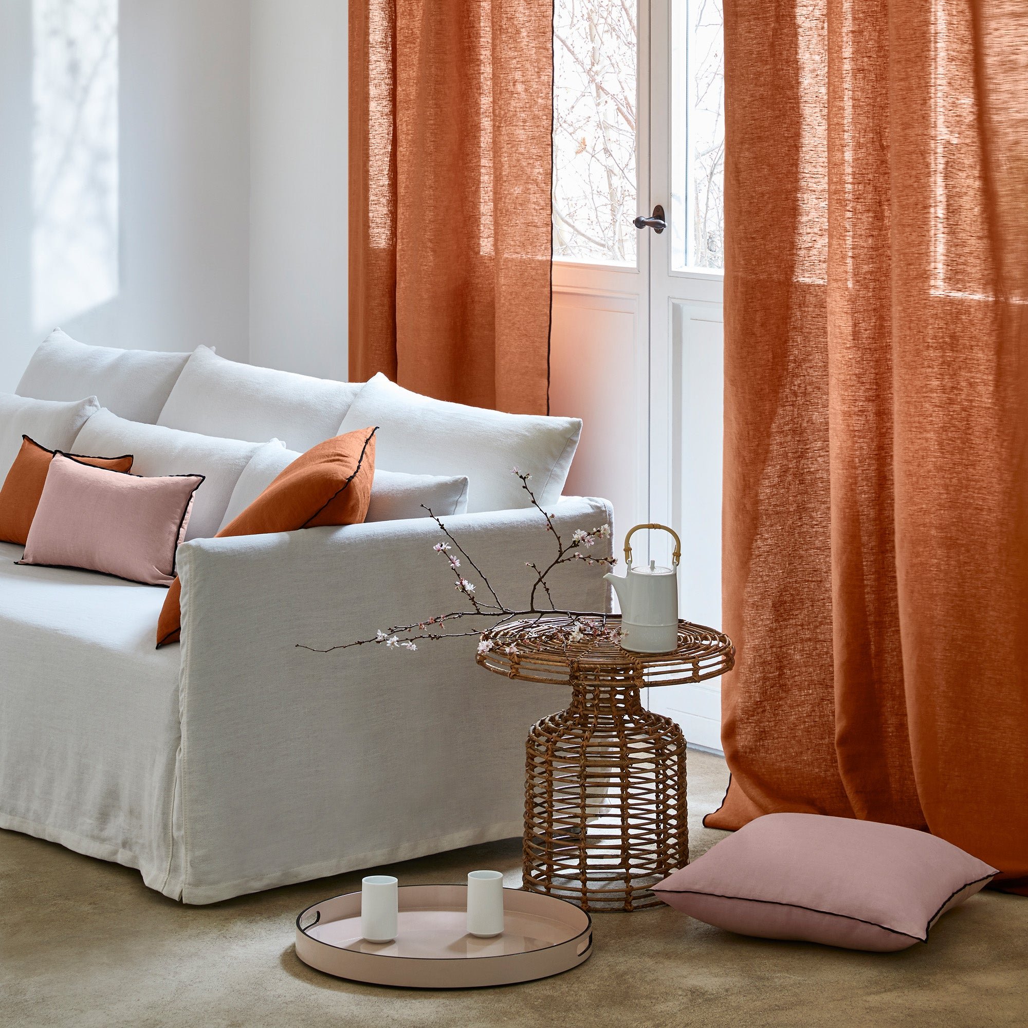 Panel curtain MADURA Orange