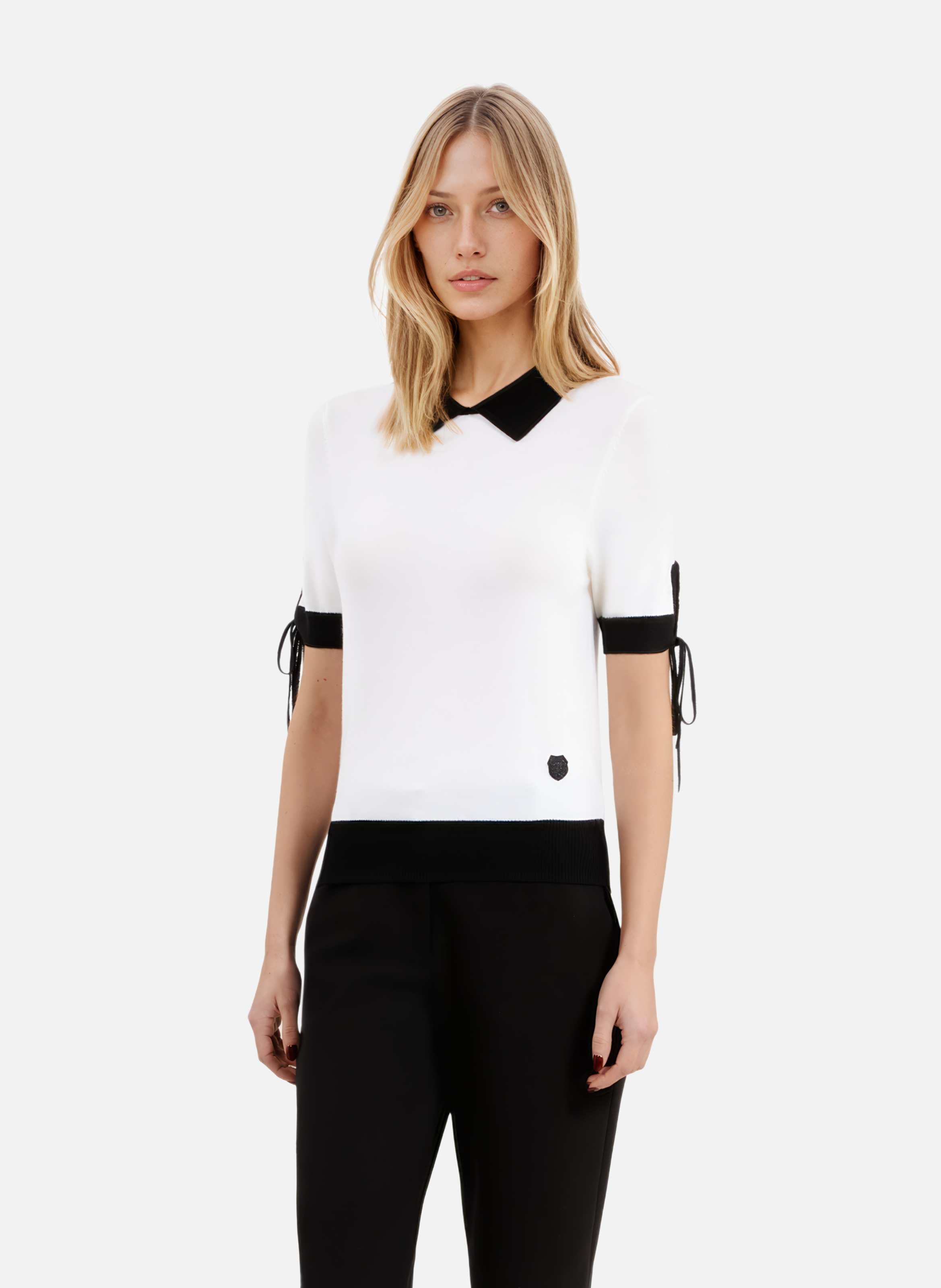 Short-sleeved sweater THE KOOPLES Black