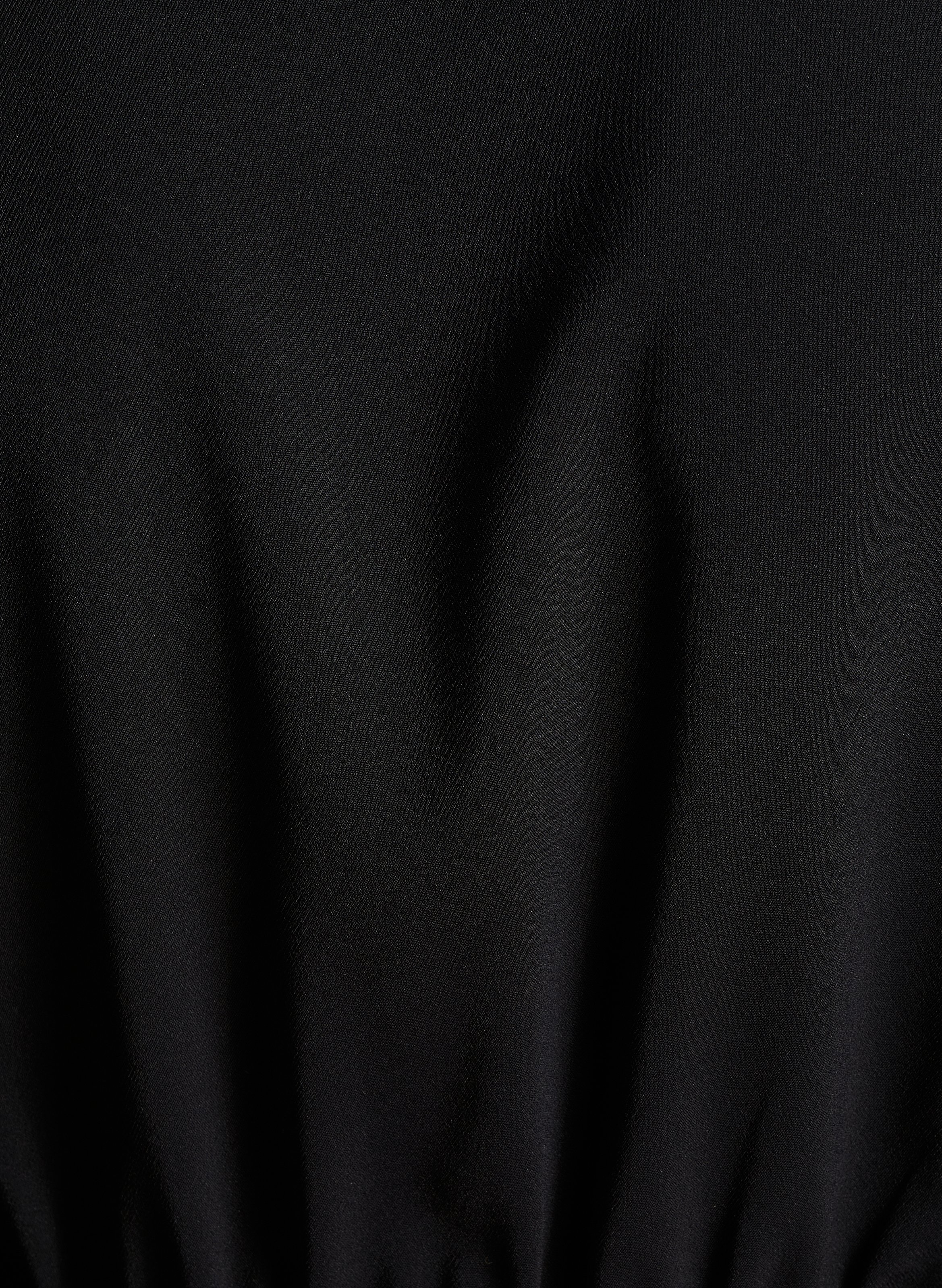 Short fitted dress with classic collar LA FEE MARABOUTEE Black