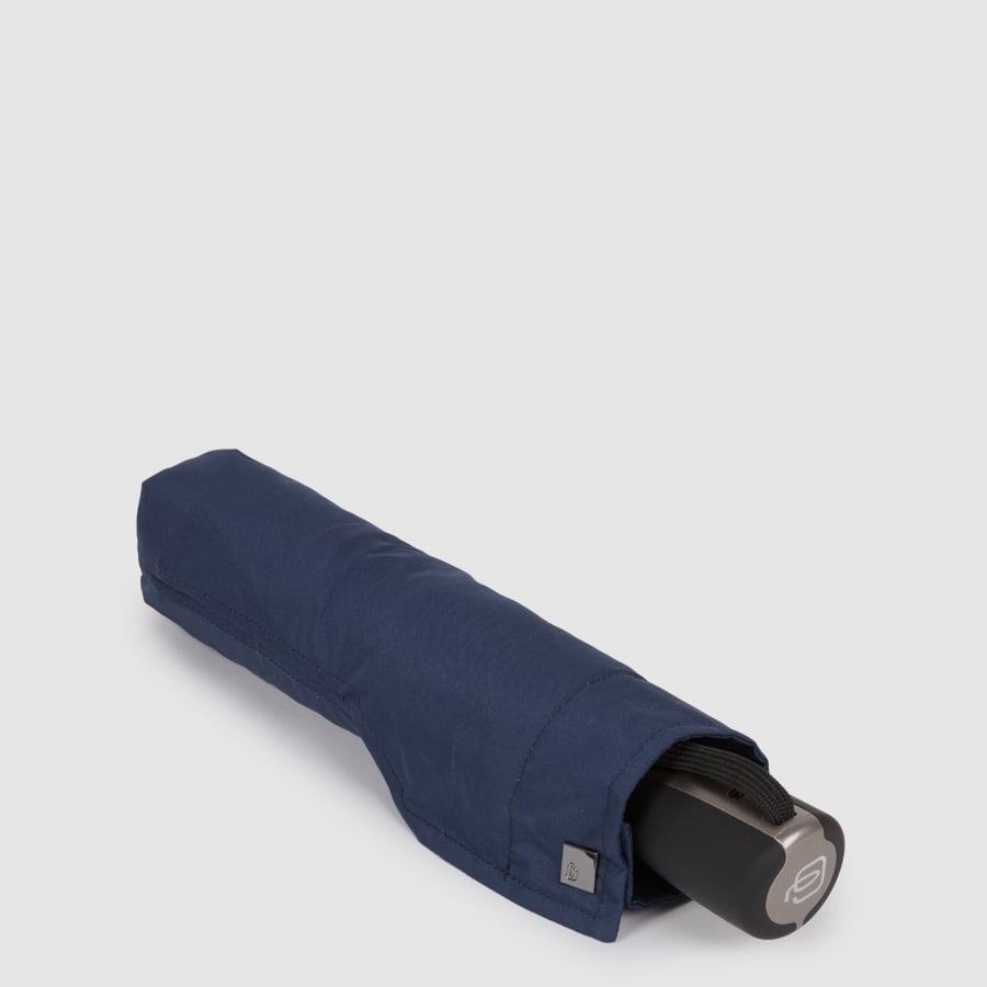 Automatic open/close windproof umbrella PIQUADRO Blue