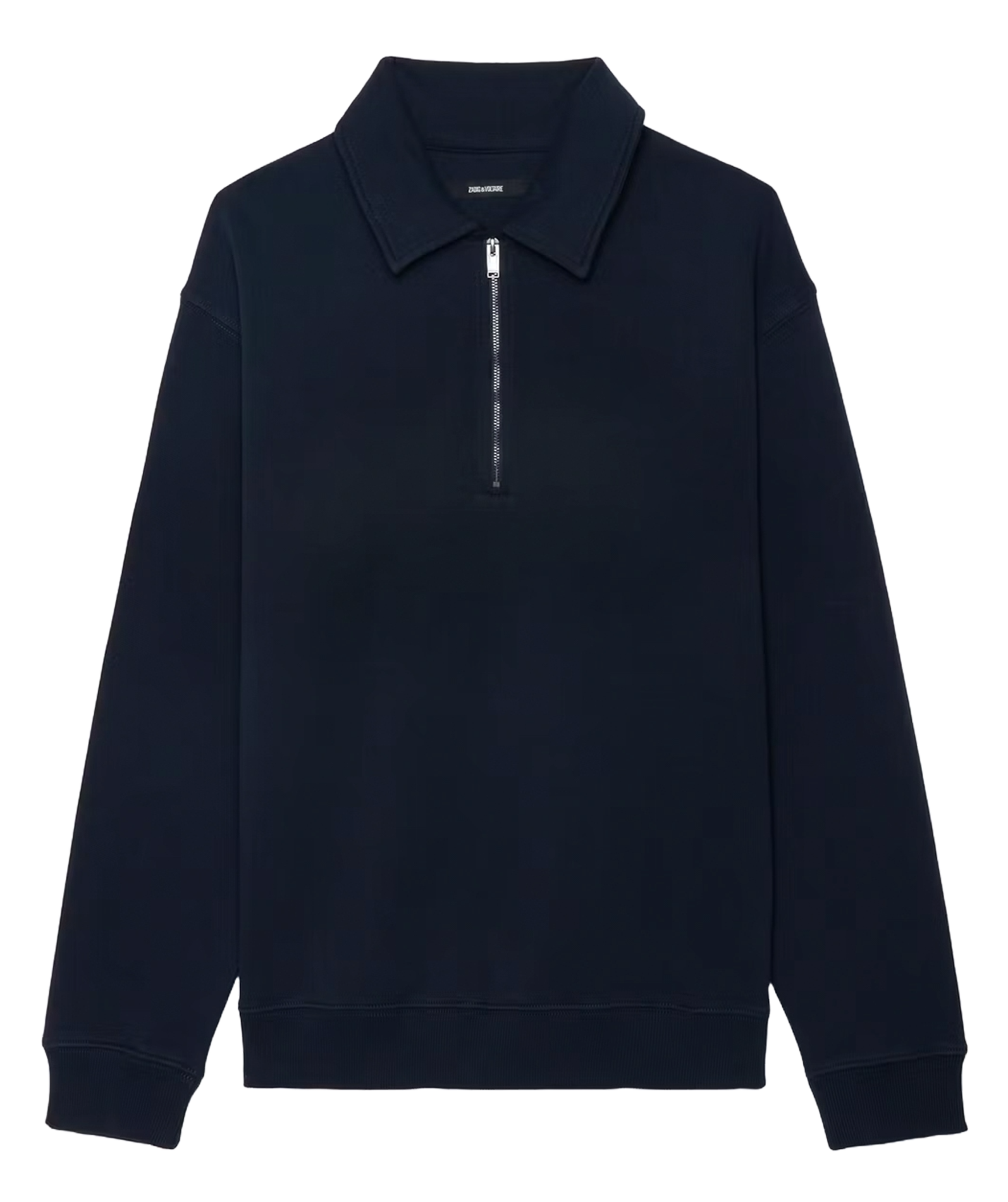 Sweat droit en coton ZADIG&amp;VOLTAIRE Bleu