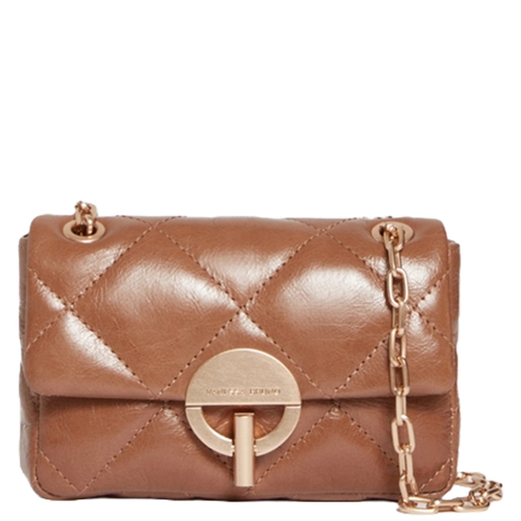 Quilted leather flap bag VANESSA BRUNO
