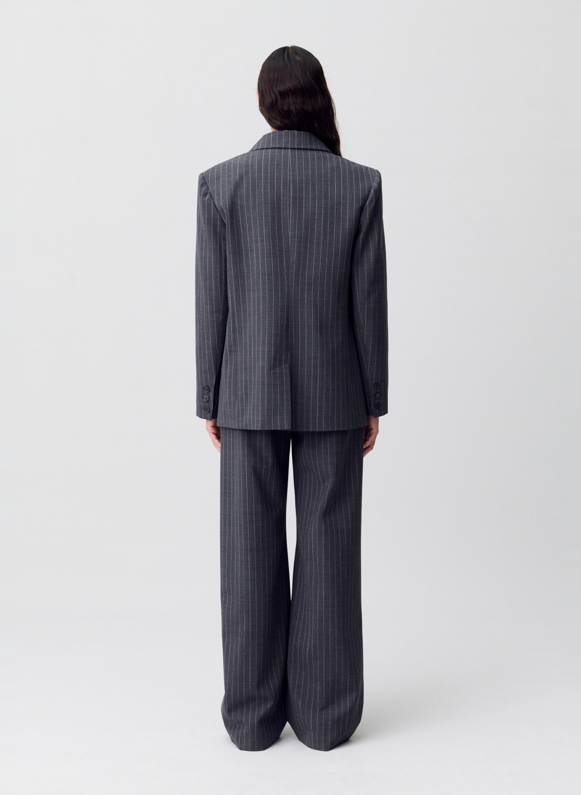 Veste col tailleur CLAUDIE PIERLOT Gris