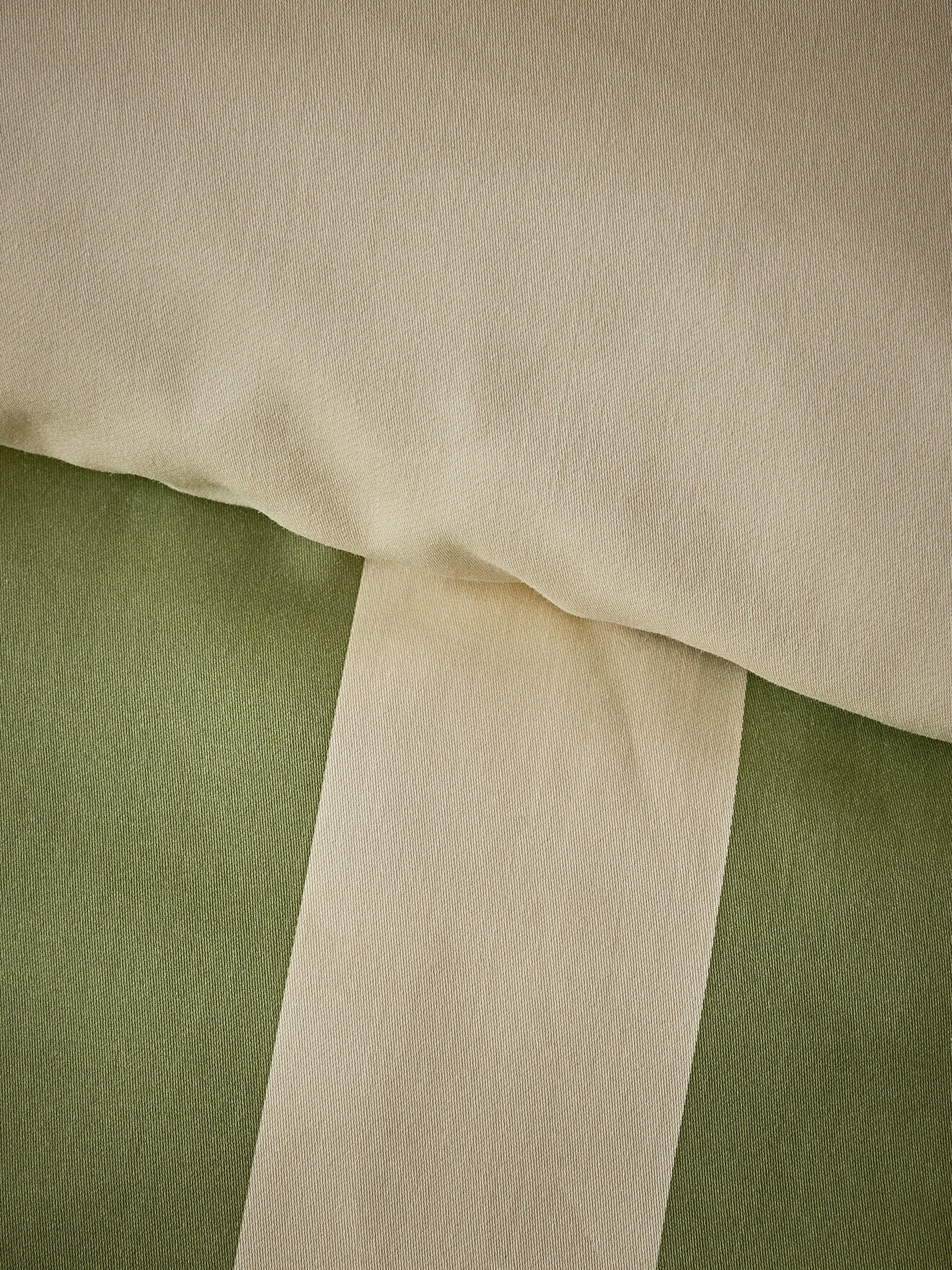 Cotton satin duvet cover "anouk" CYRILLUS Green
