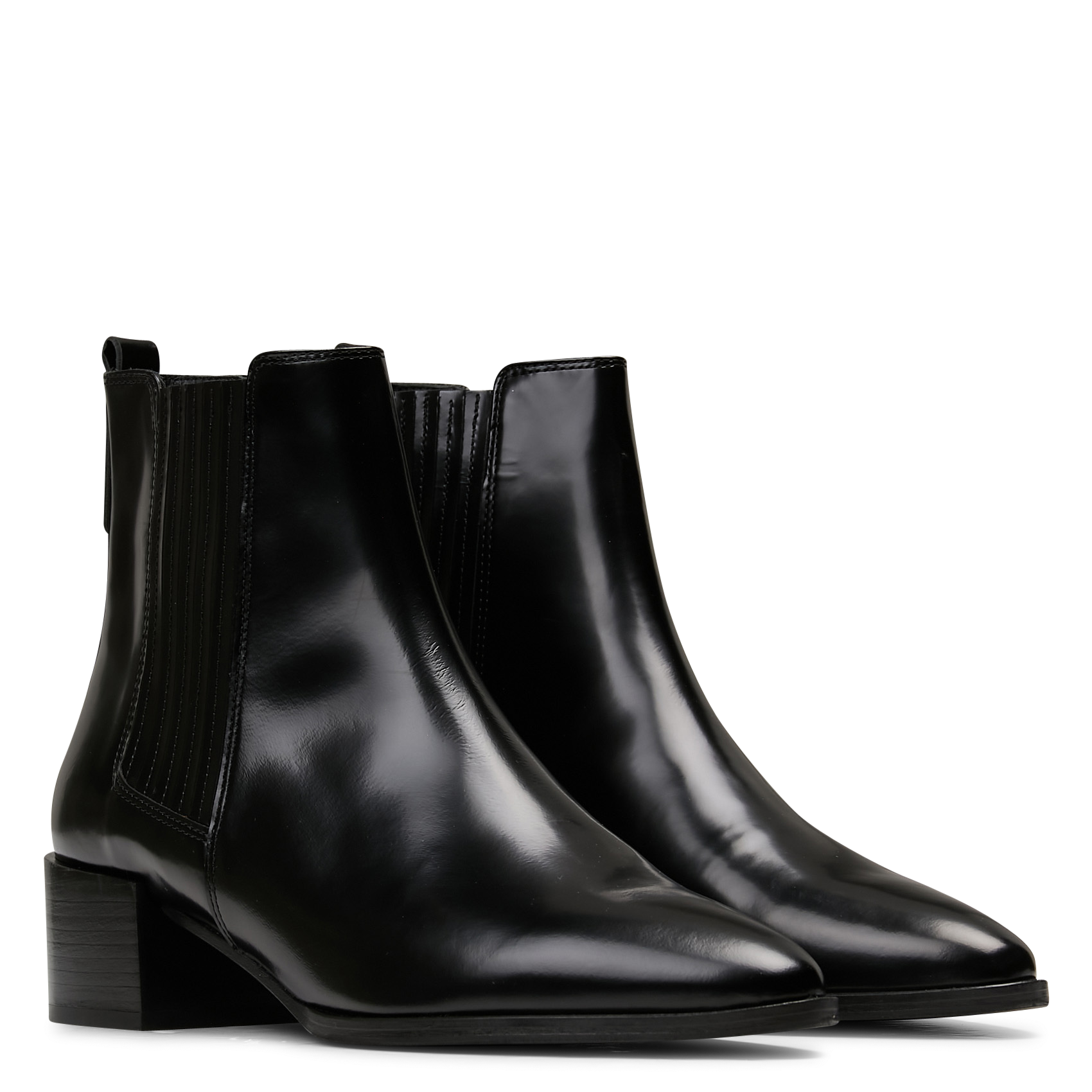 Bottines en cuir RIVECOUR Noir