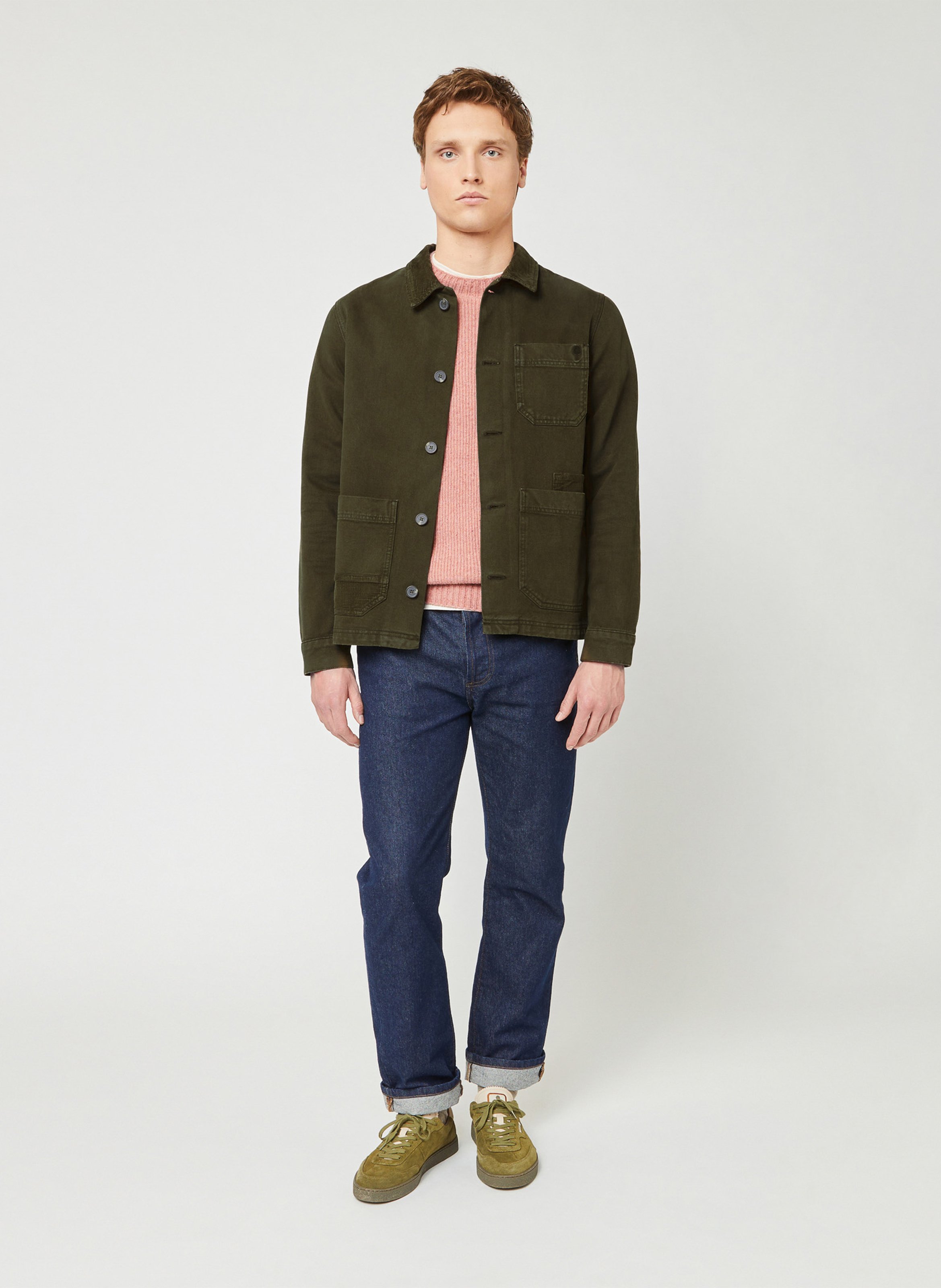 Baumwoll-Blazer FAGUO Blau