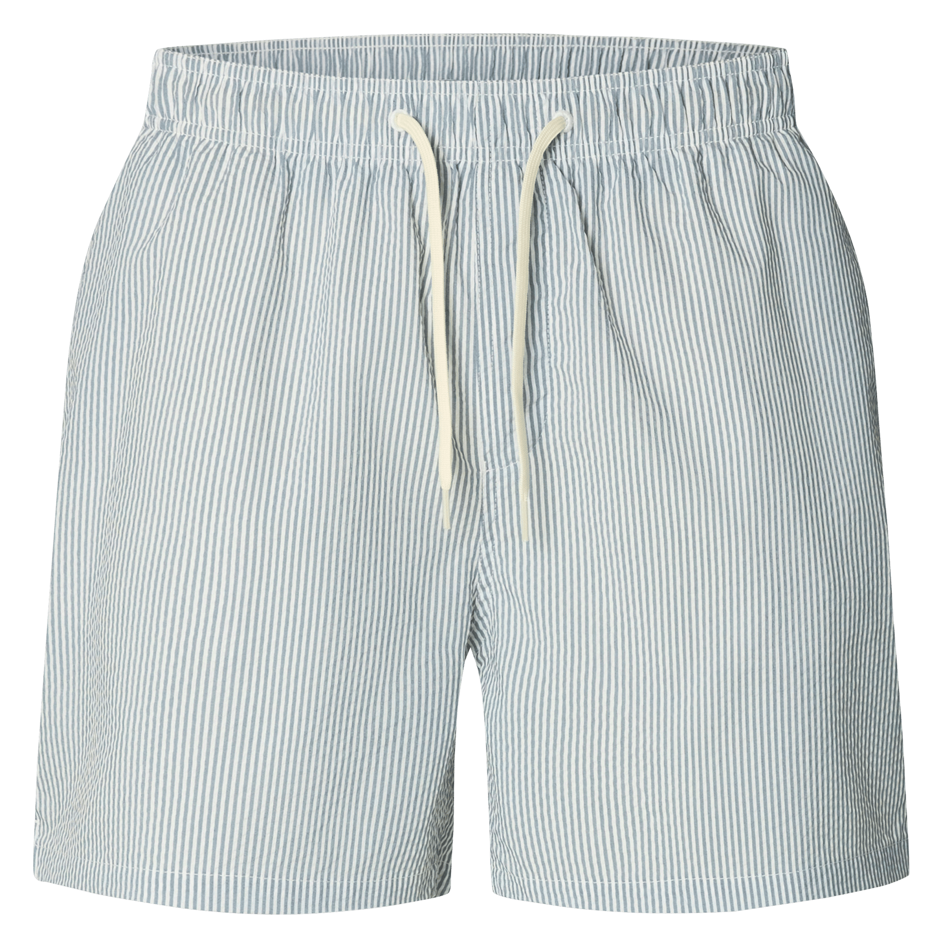Zwemshort van gemengde, gerecyclede vezel SELECTED Blauw
