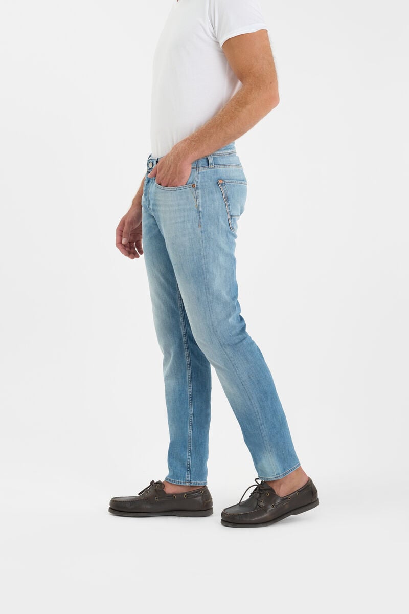 Slim stretch jeans, length 34 LE TEMPS DES CERISES Blue