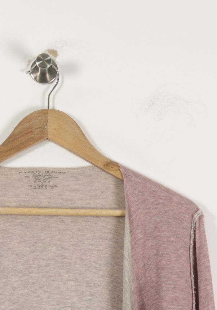 Cardigan MAJESTIC FILATURES - SECONDE MAIN Pink