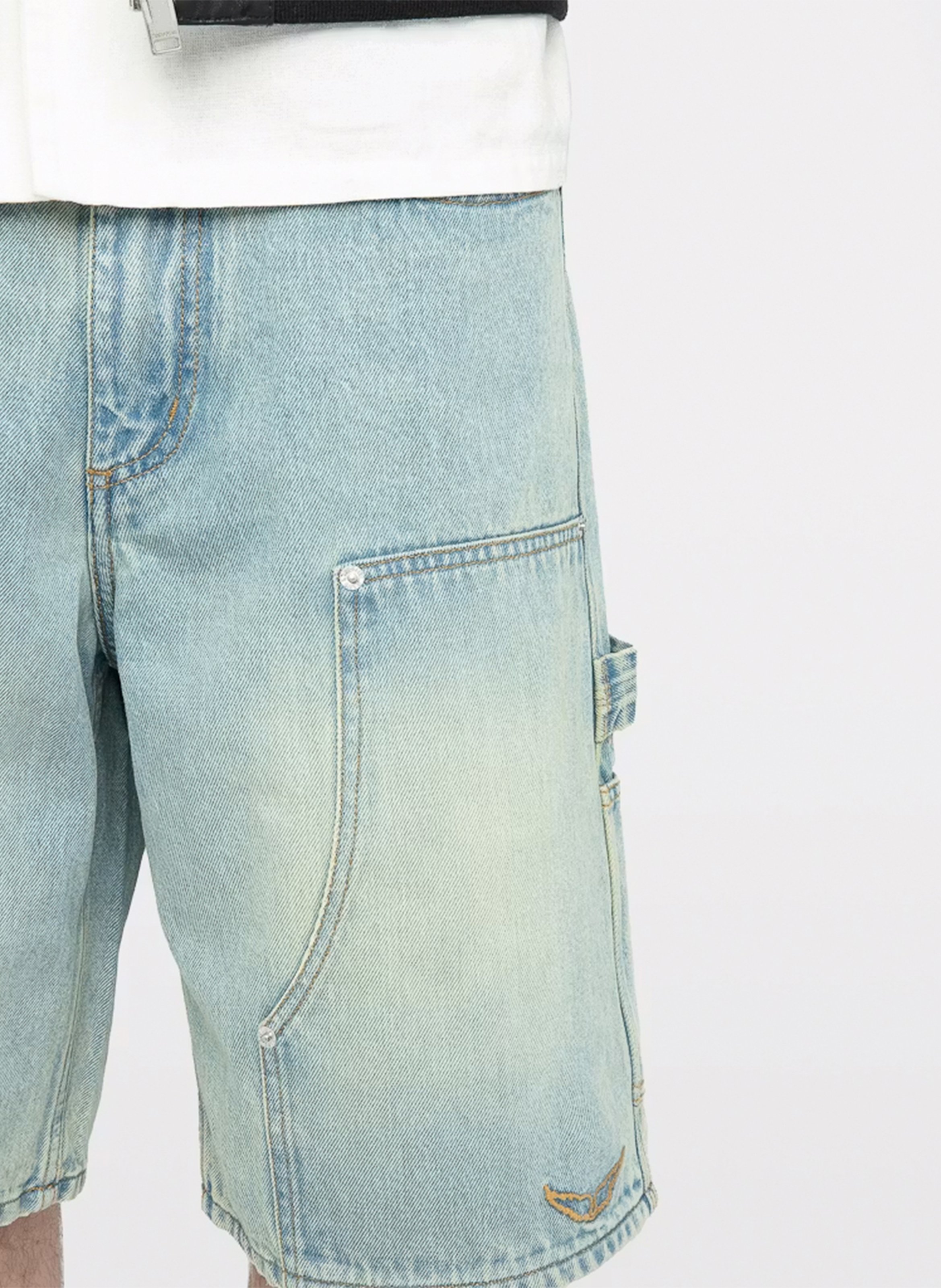 Short droit en coton ZADIG&VOLTAIRE Bleu