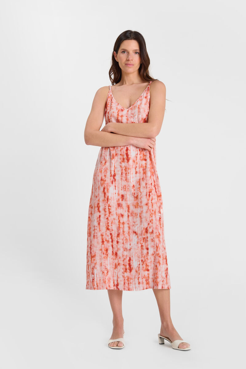 Long straight dress LE TEMPS DES CERISES Pink