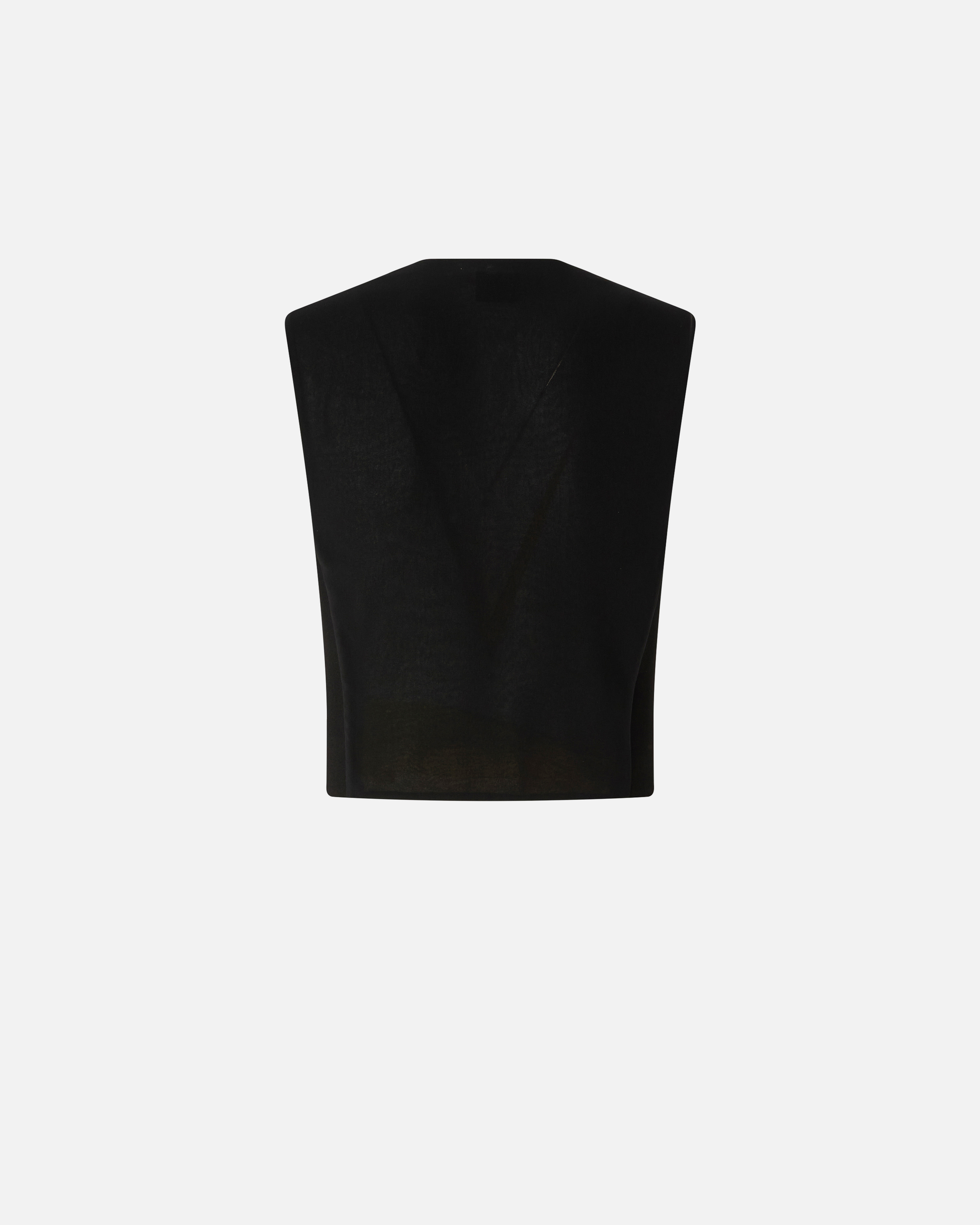 Gilet à boutons roses bijou PINKO Noir