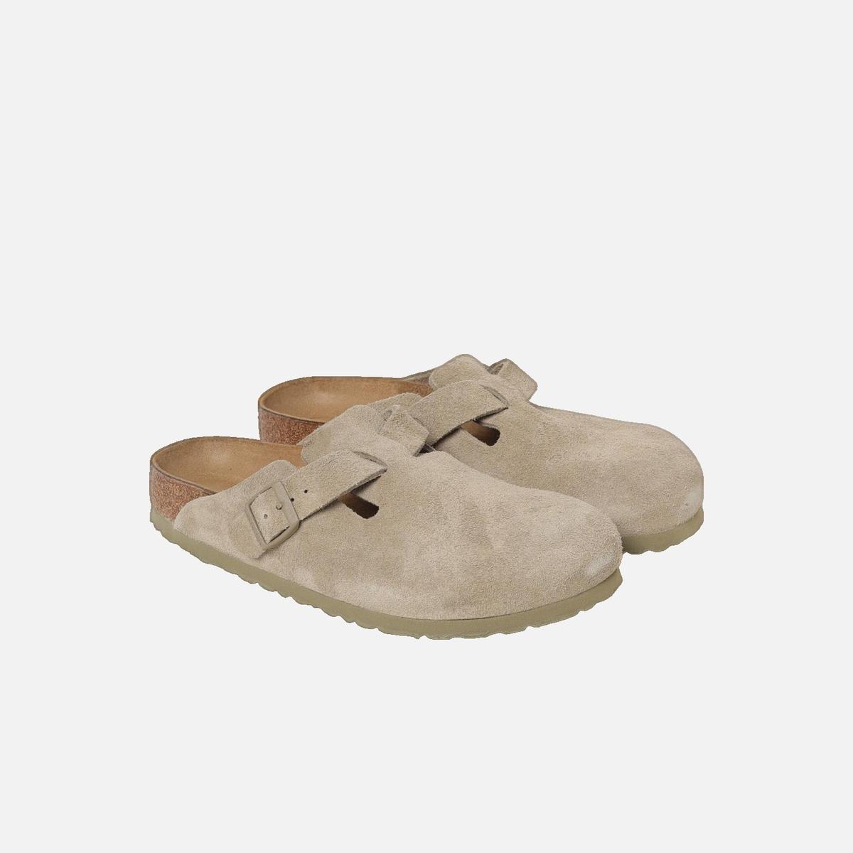 Sandales plates BIRKENSTOCK Vert