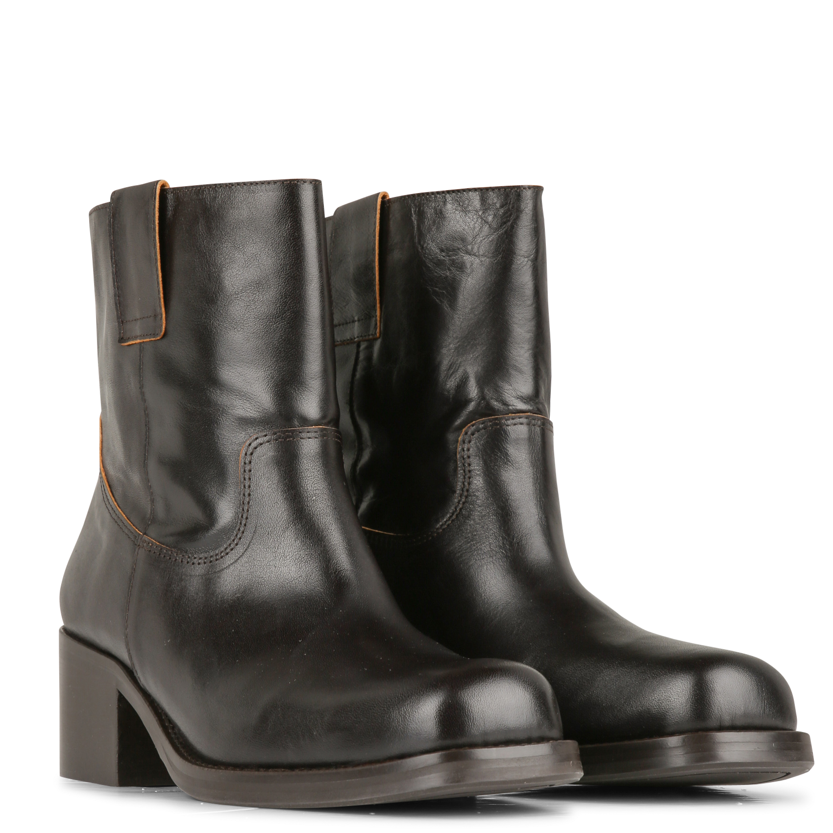 Bottines en cuir velours BILLI BI Marron