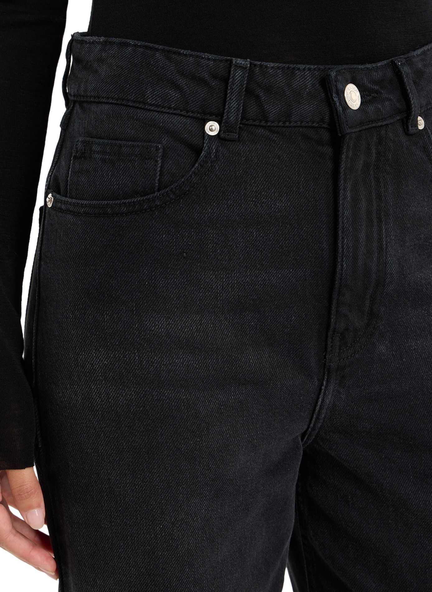 Jean droit en coton SAISON 1865 Black