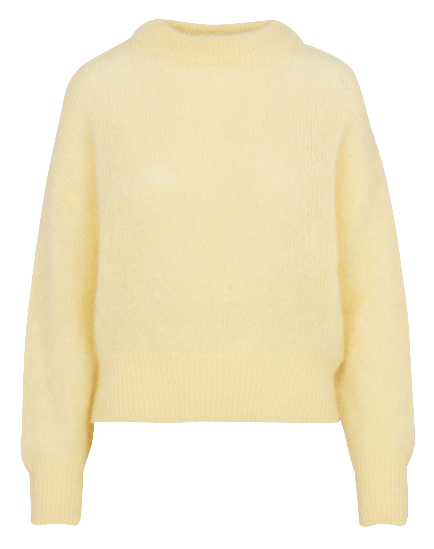 Caissa - Wollstrickpullover mit V-Ausschnitt und Details SURPRISE Gelb