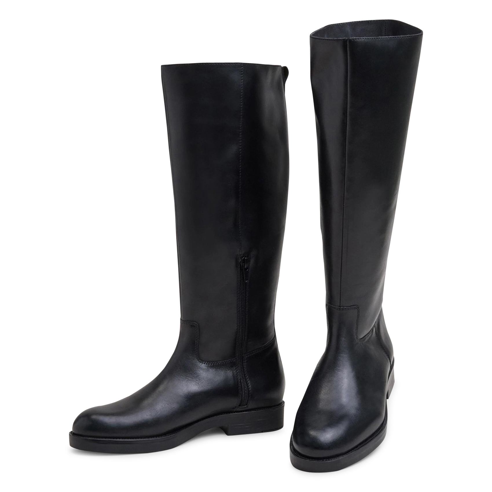 Leather boots JONAK Black