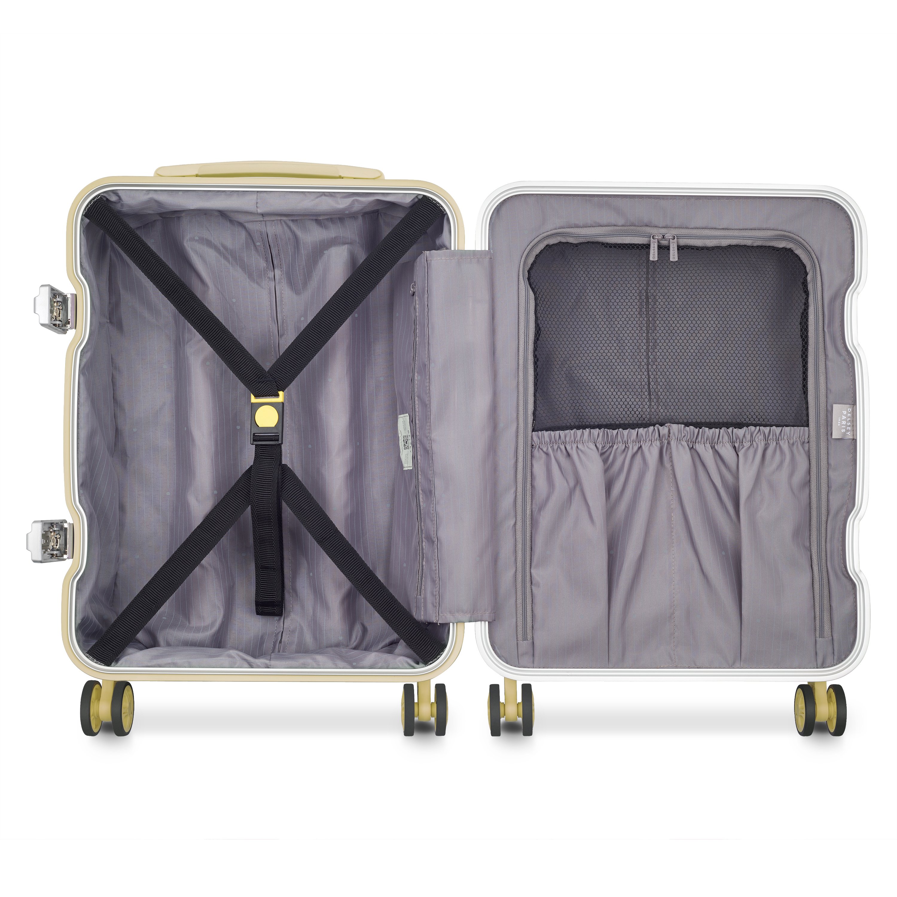 Rigid cabin suitcase DELSEY PARIS Yellow