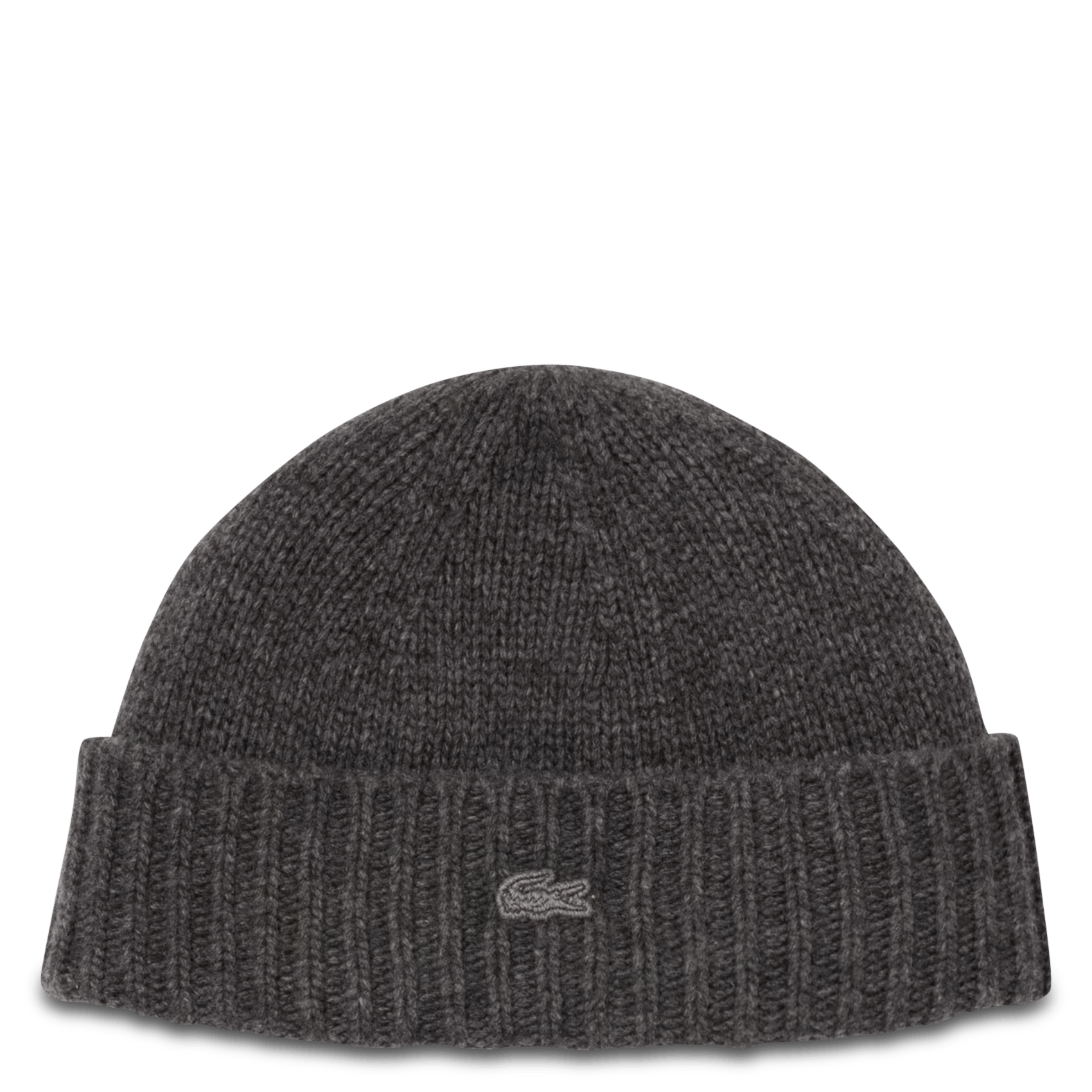 Wool hat LACOSTE Grey