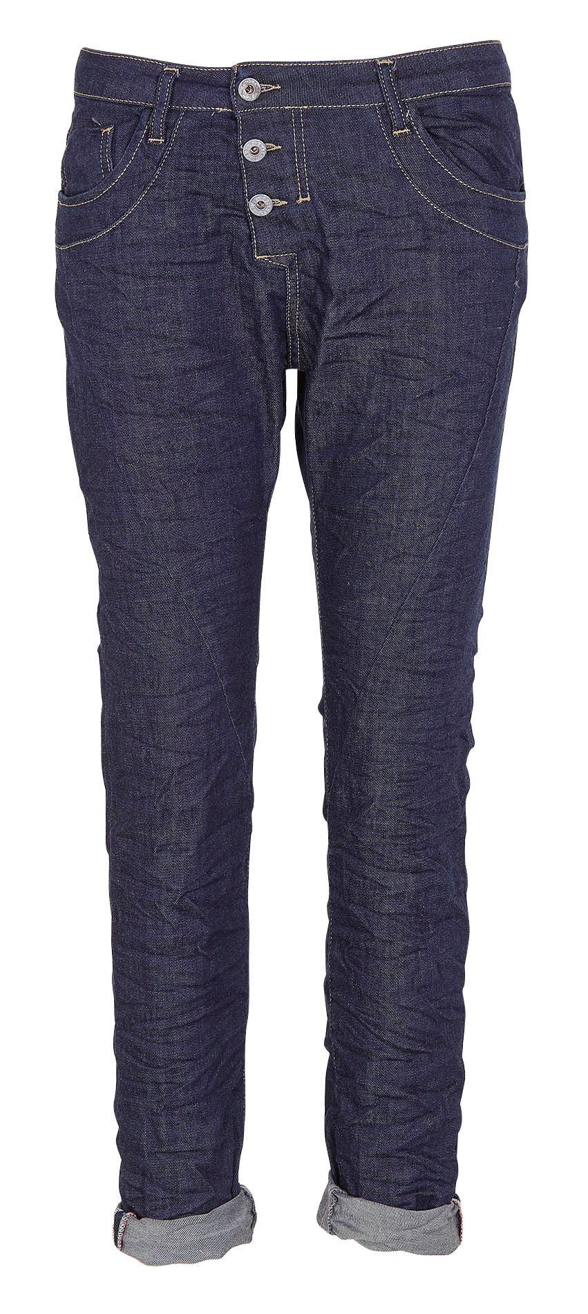 Buttoned boyfriend jeans PLEASE Blue