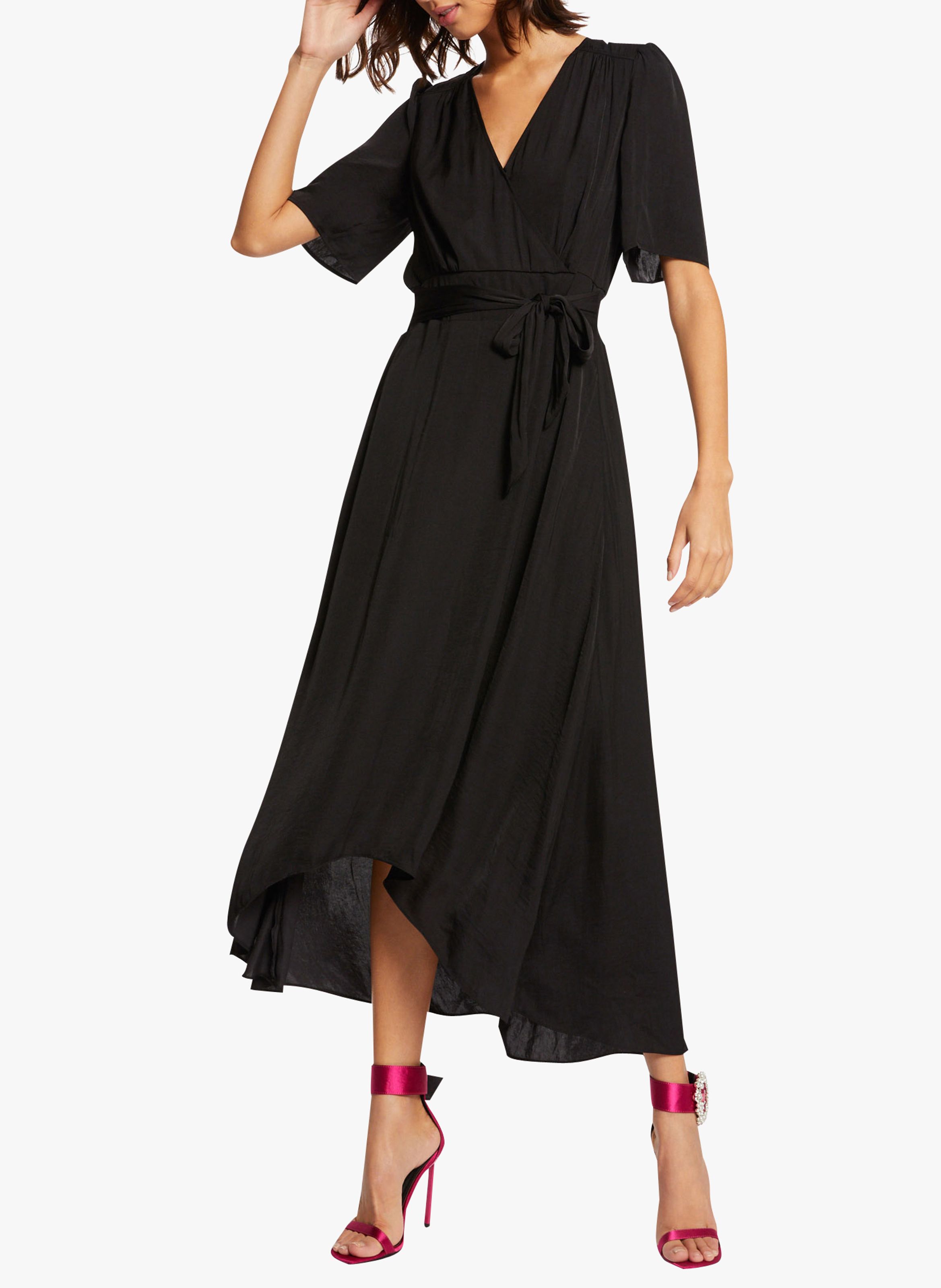 Robe Longue Col V Noir Morgan Femme Place des Tendances