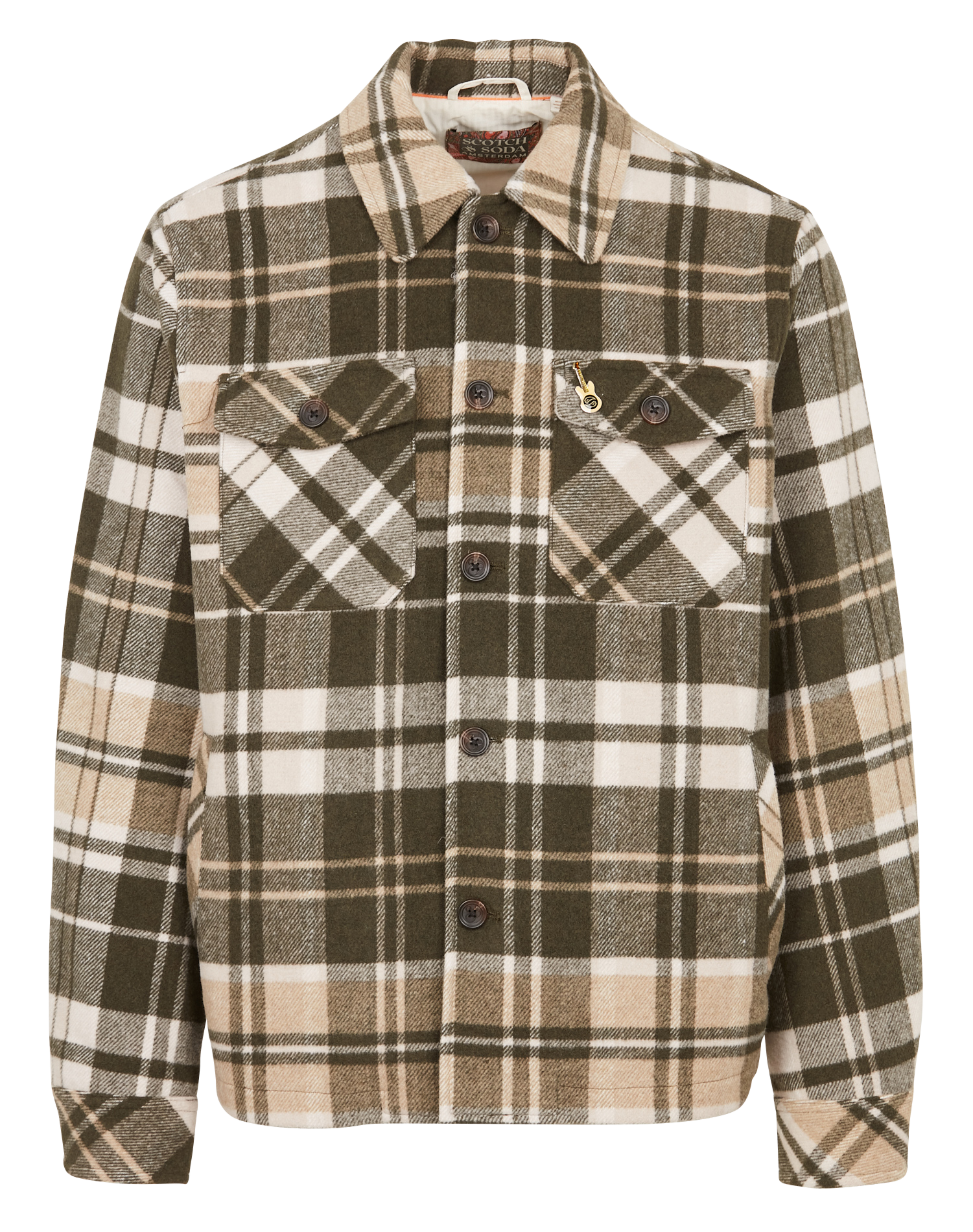 Recht overshirt met klassieke kraag SCOTCH AND SODA