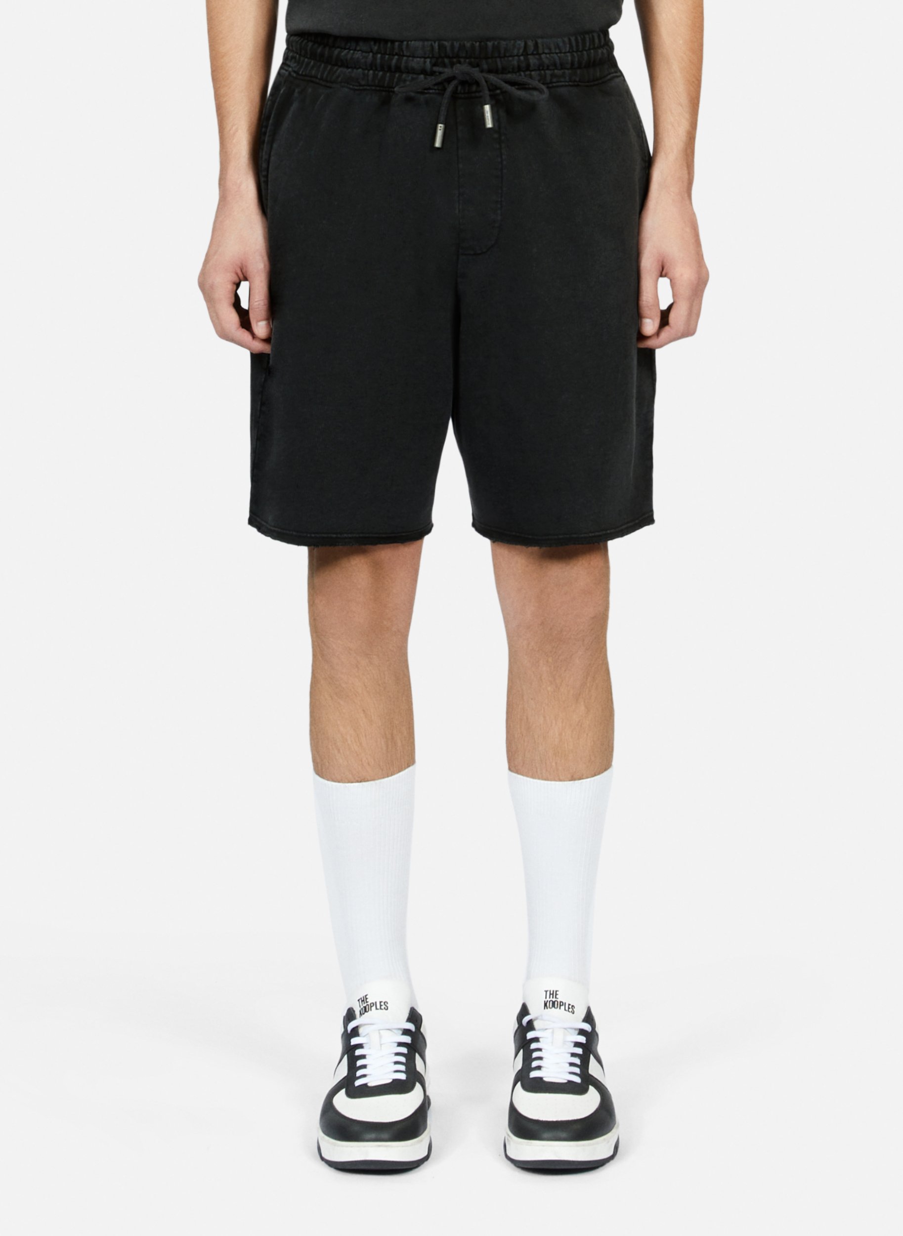 Recht, katoenen short THE KOOPLES Zwart