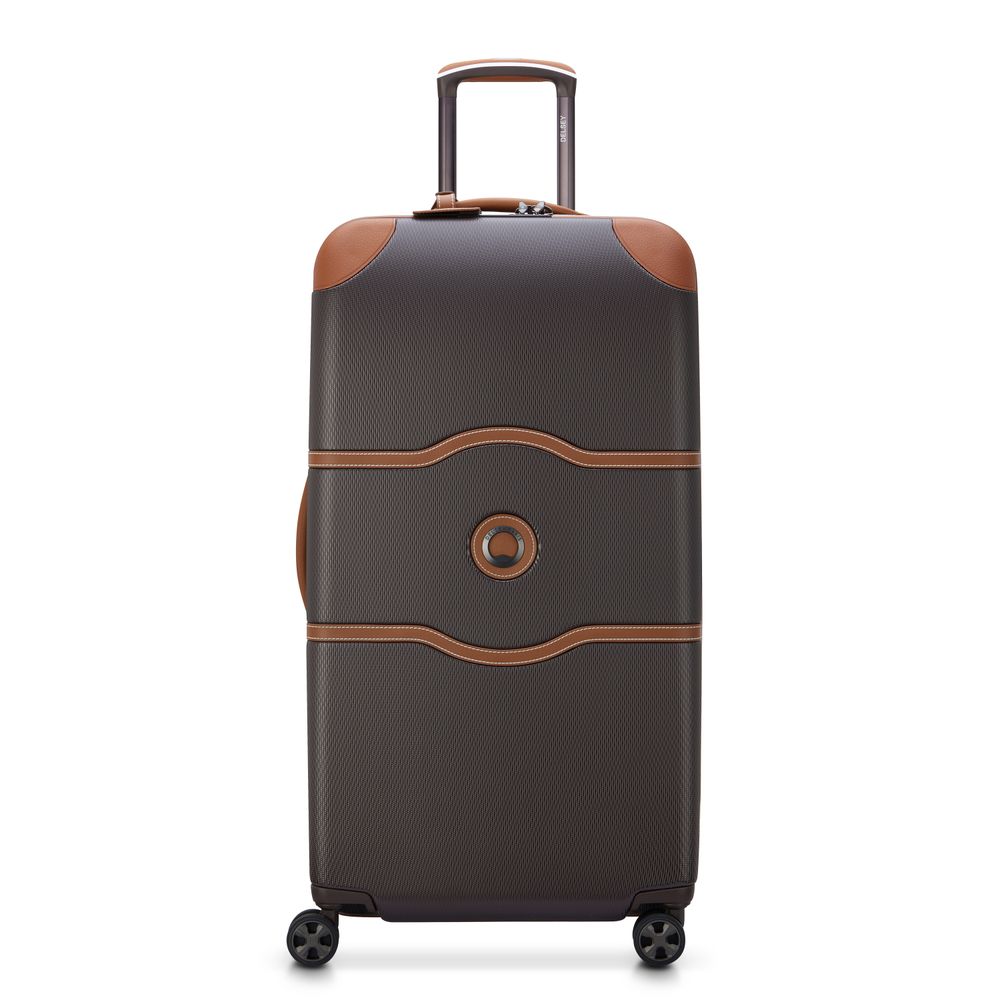 Rigid hold suitcase DELSEY PARIS Brown