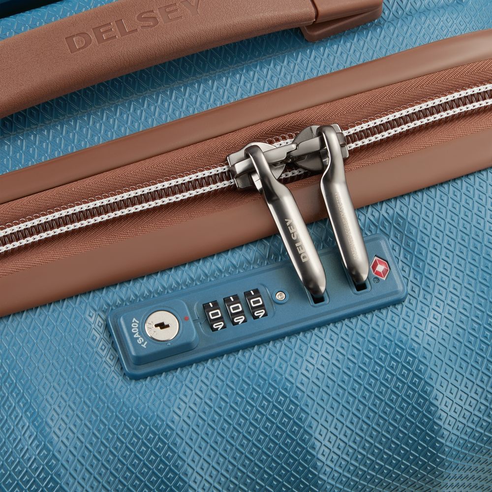 Valise cabine rigide DELSEY PARIS Bleu