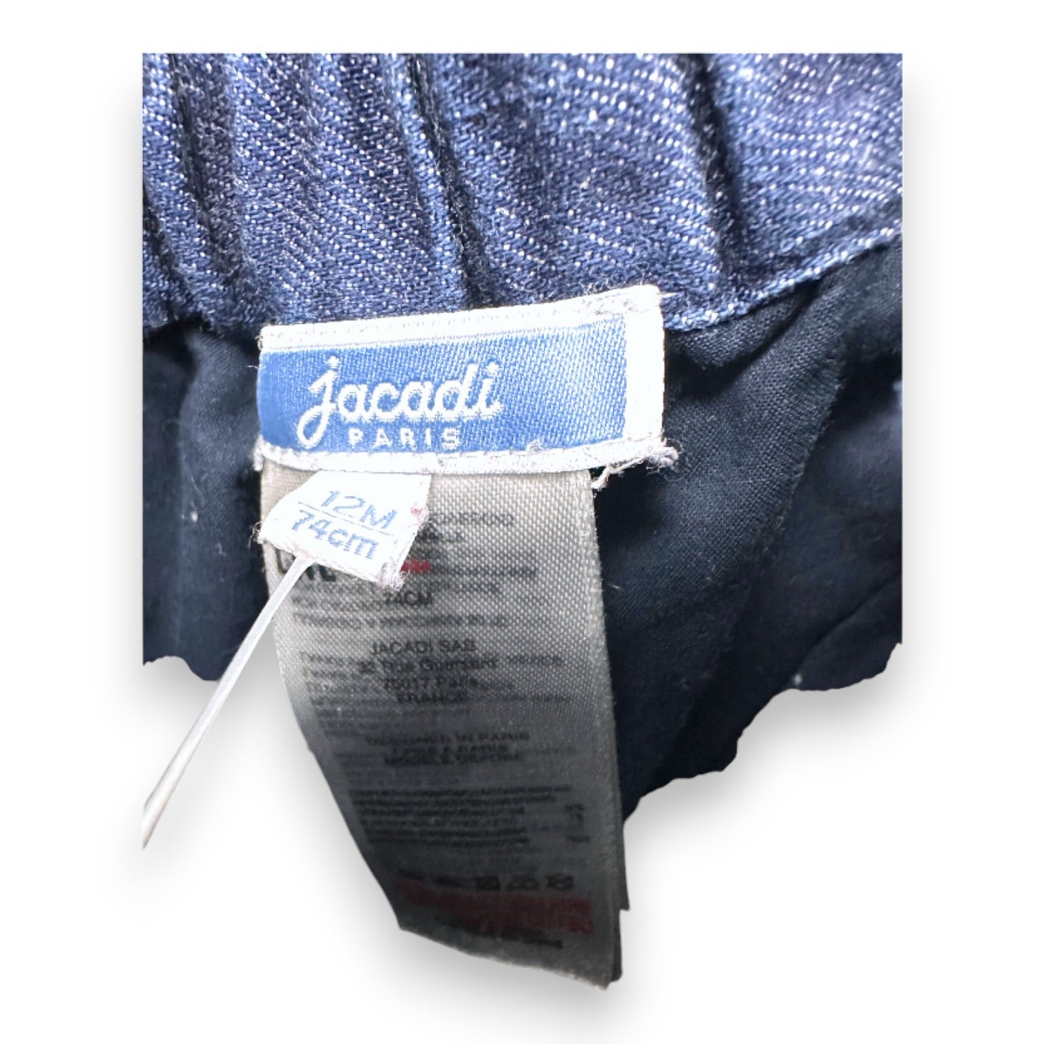 Short baby blue - 12 months JACADI - Seconde Main Blue