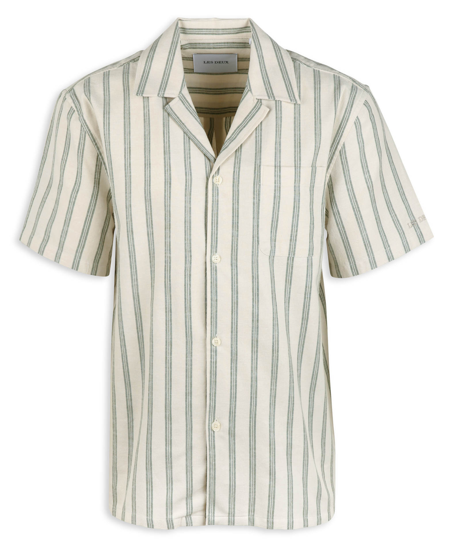 Loose-fit striped cotton shirt LES DEUX Multicolored