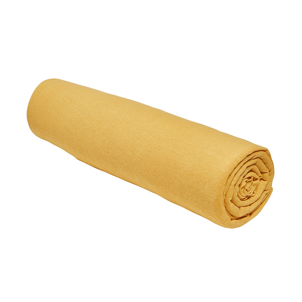 Drap housse extensible en coton TODAY LINGE DE MAISON Jaune