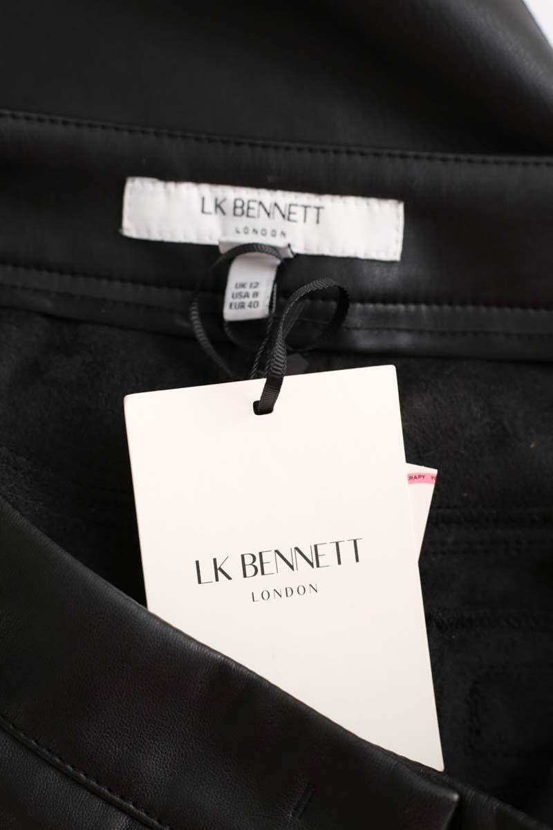 Black slim-fit pants LK BENNETT - Seconde Main Black